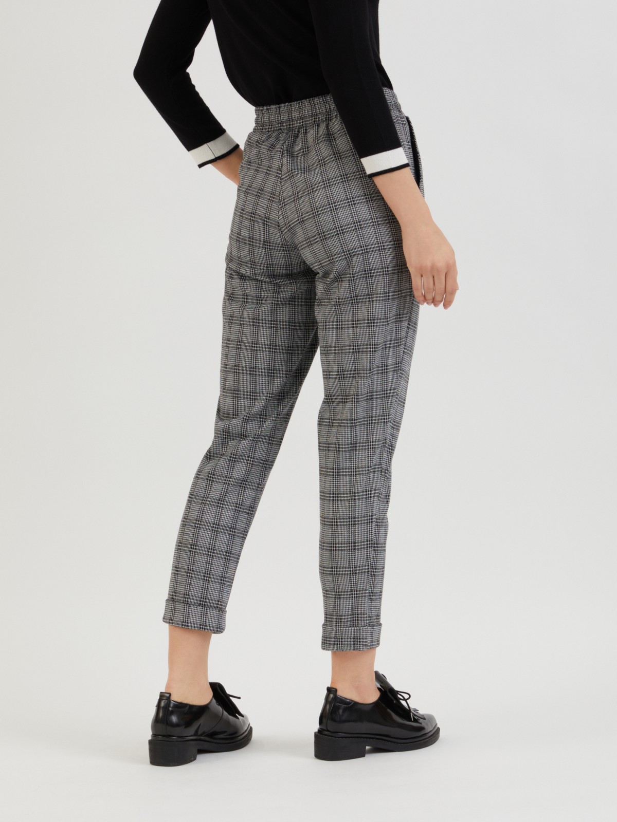 Брюки с клетчатым узором
