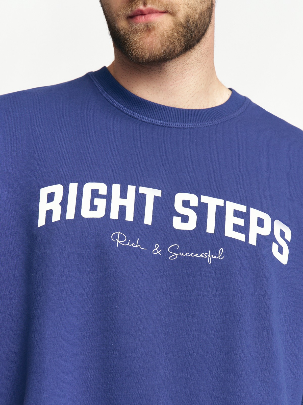 Футболка из хлопка с принтом-надписью