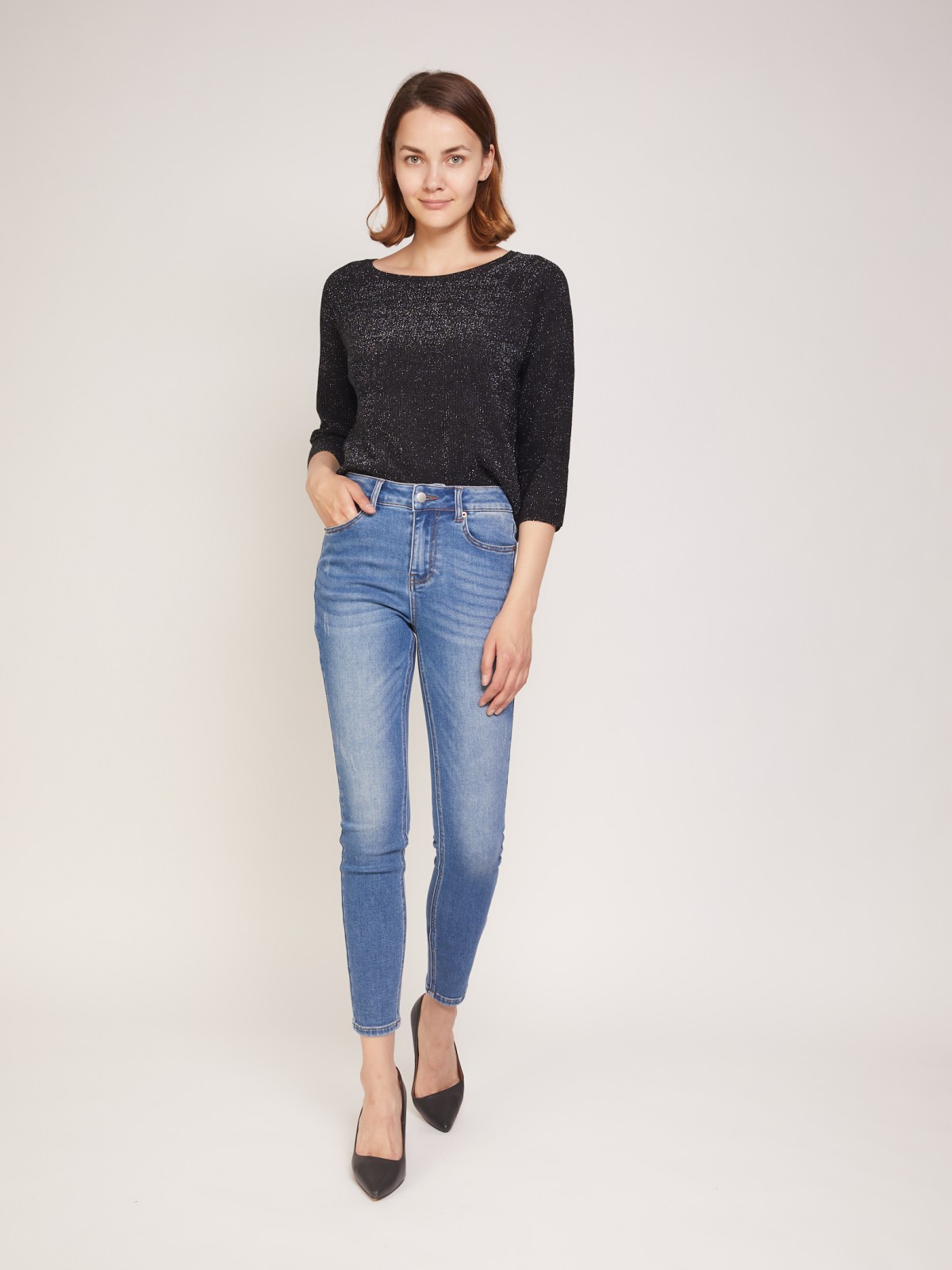 Джинсы силуэта Skinny