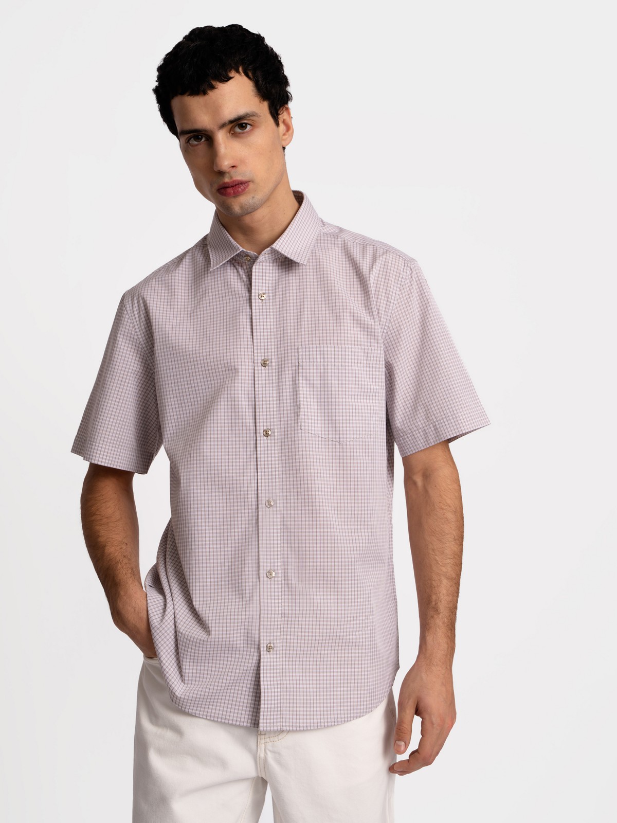 Рубашка с  короткими рукавами