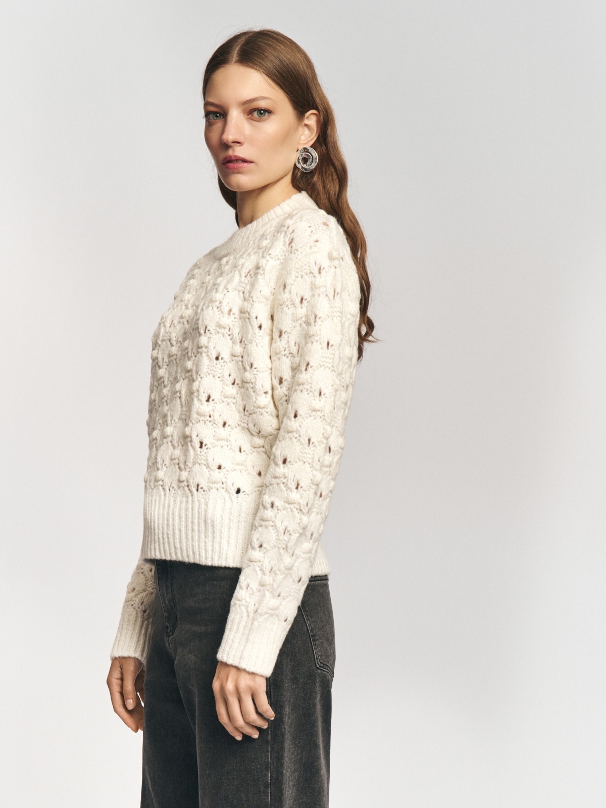 Вязаный джемпер с узором