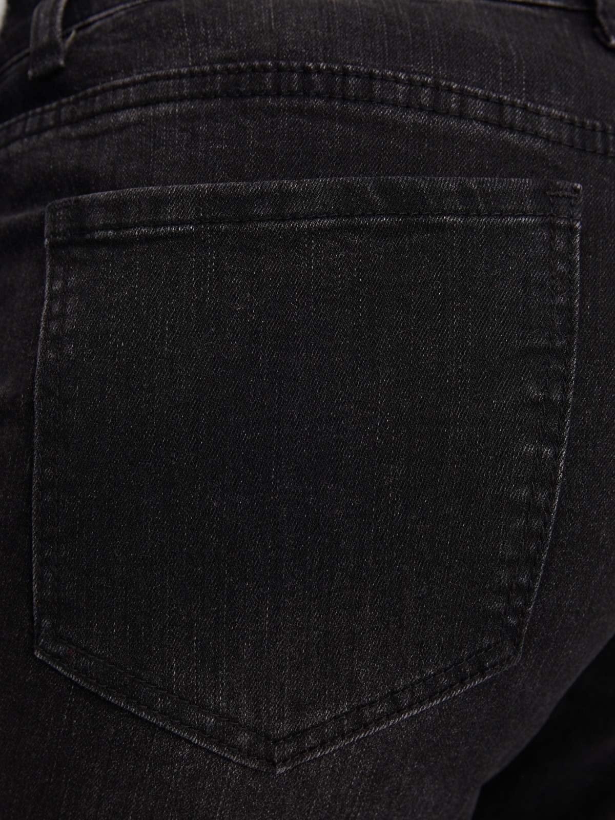 Джинсы силуэта Skinny с низкой посадкой zolla 023337117133, цвет темно-серый, размер 34 - фото 6