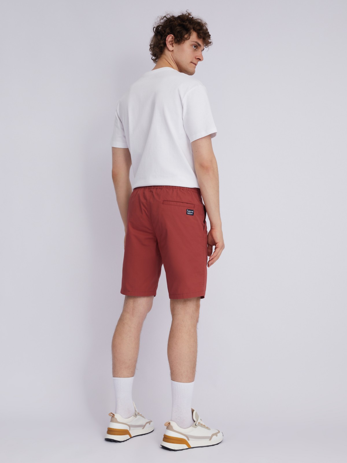 Шорты на резинке из хлопка