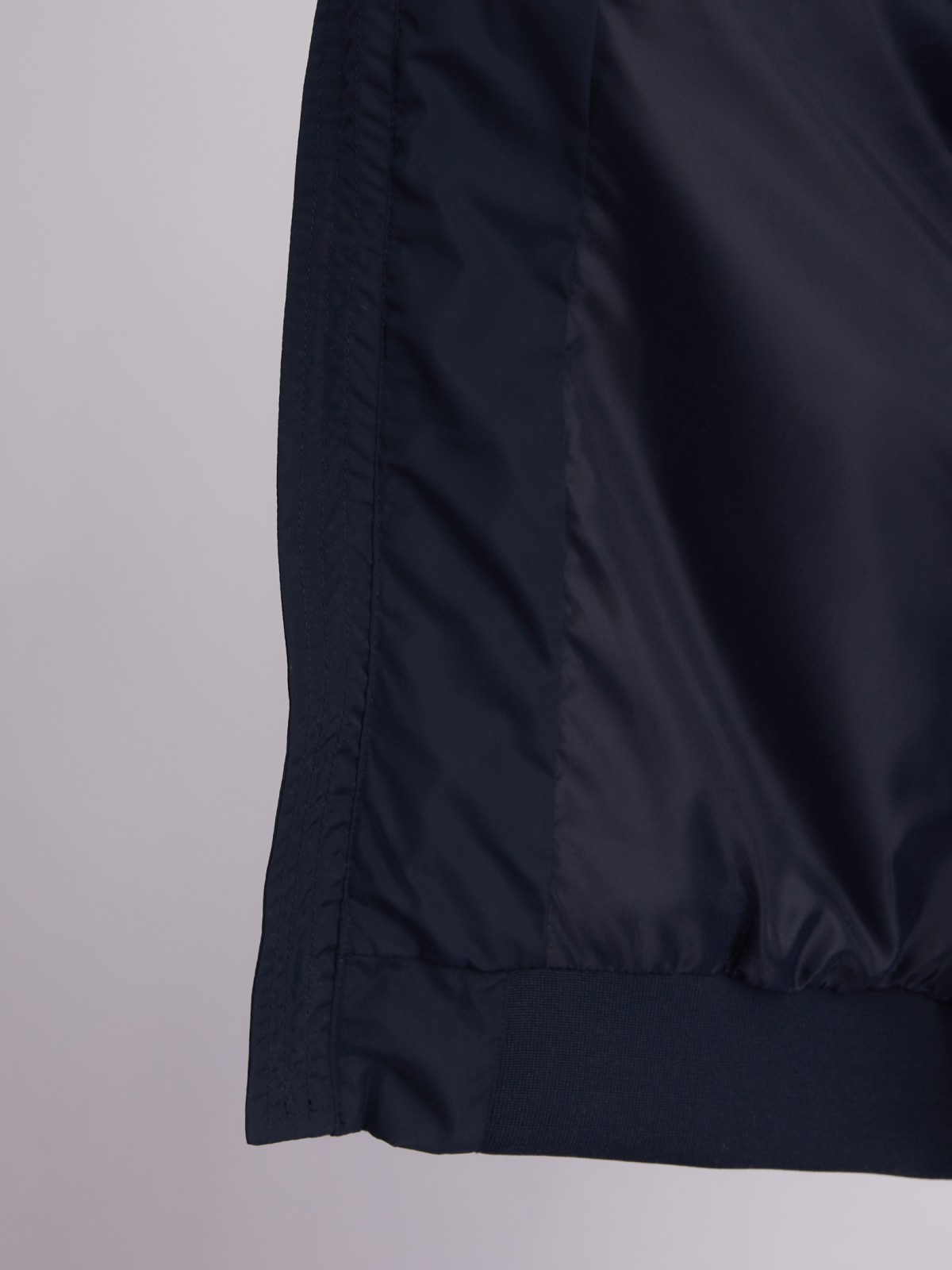 Куртка-бомбер с воротником-стойкой zolla 013215602044, цвет темно-синий, размер L - фото 3