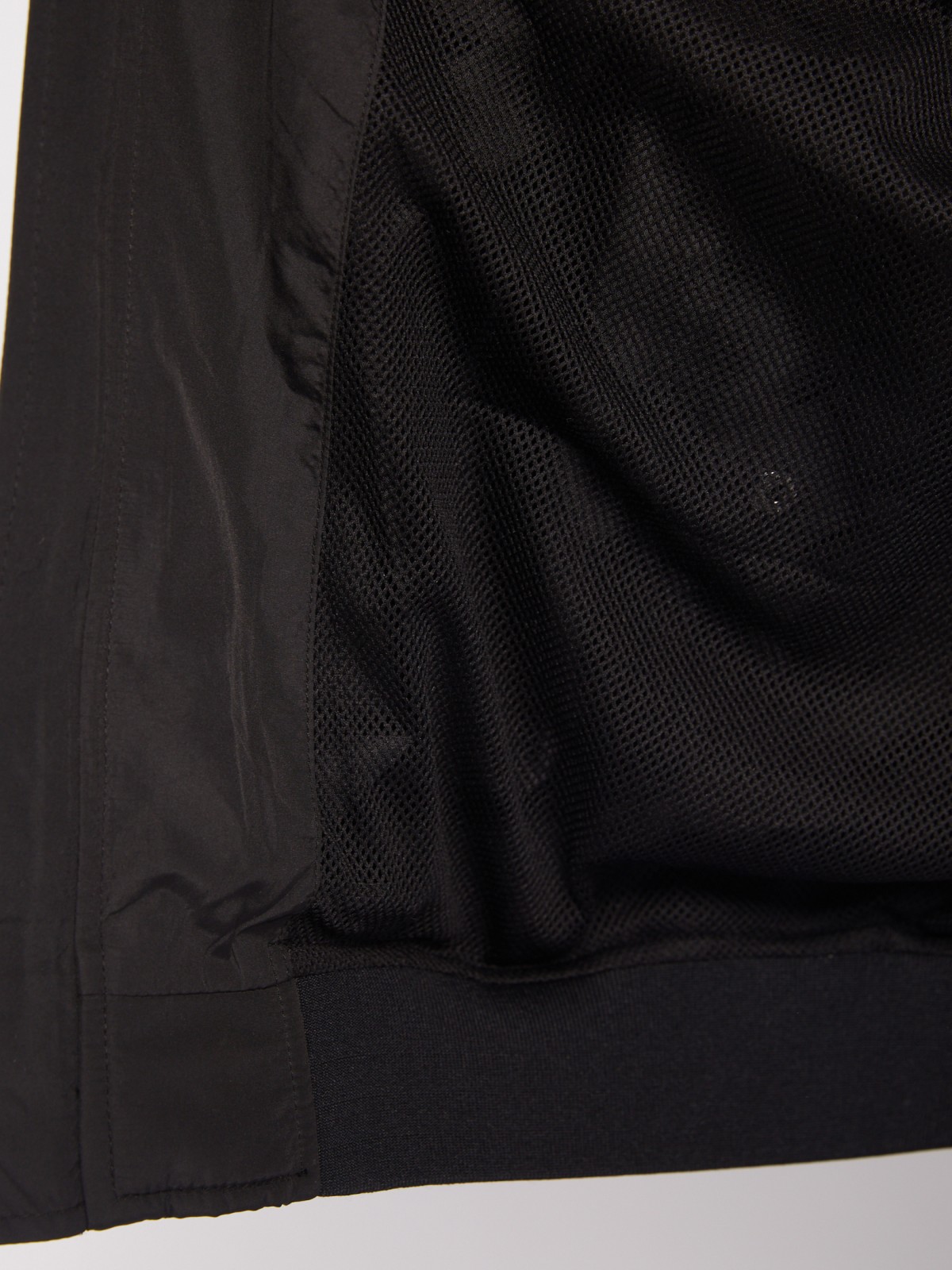 Куртка-бомбер на молнии без утеплителя zolla 01421564X034, цвет черный, размер M - фото 5