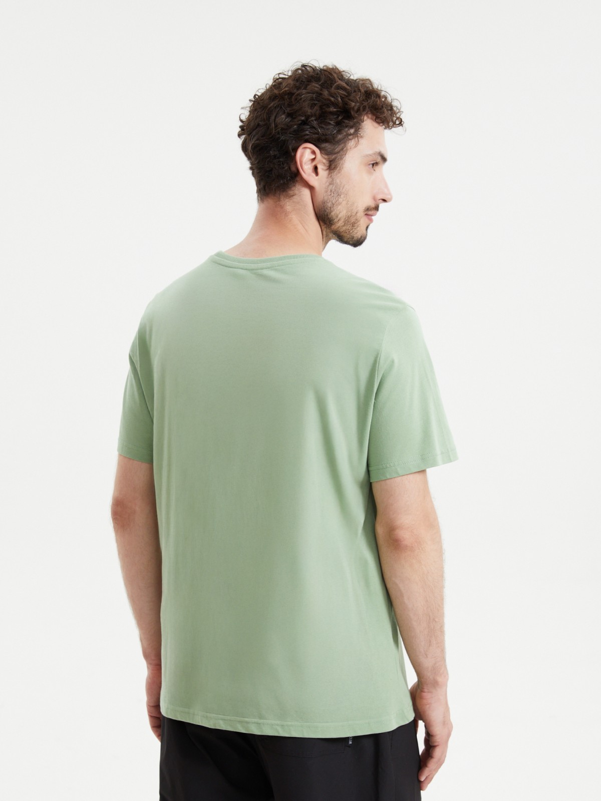 Футболка из хлопка с принтом