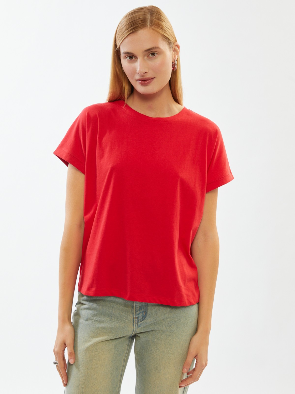 Футболка из хлопка с коротким рукавом