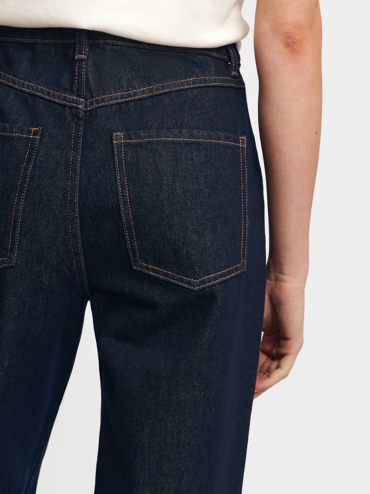 Джинсы силуэта Bootcut с высокой посадкой