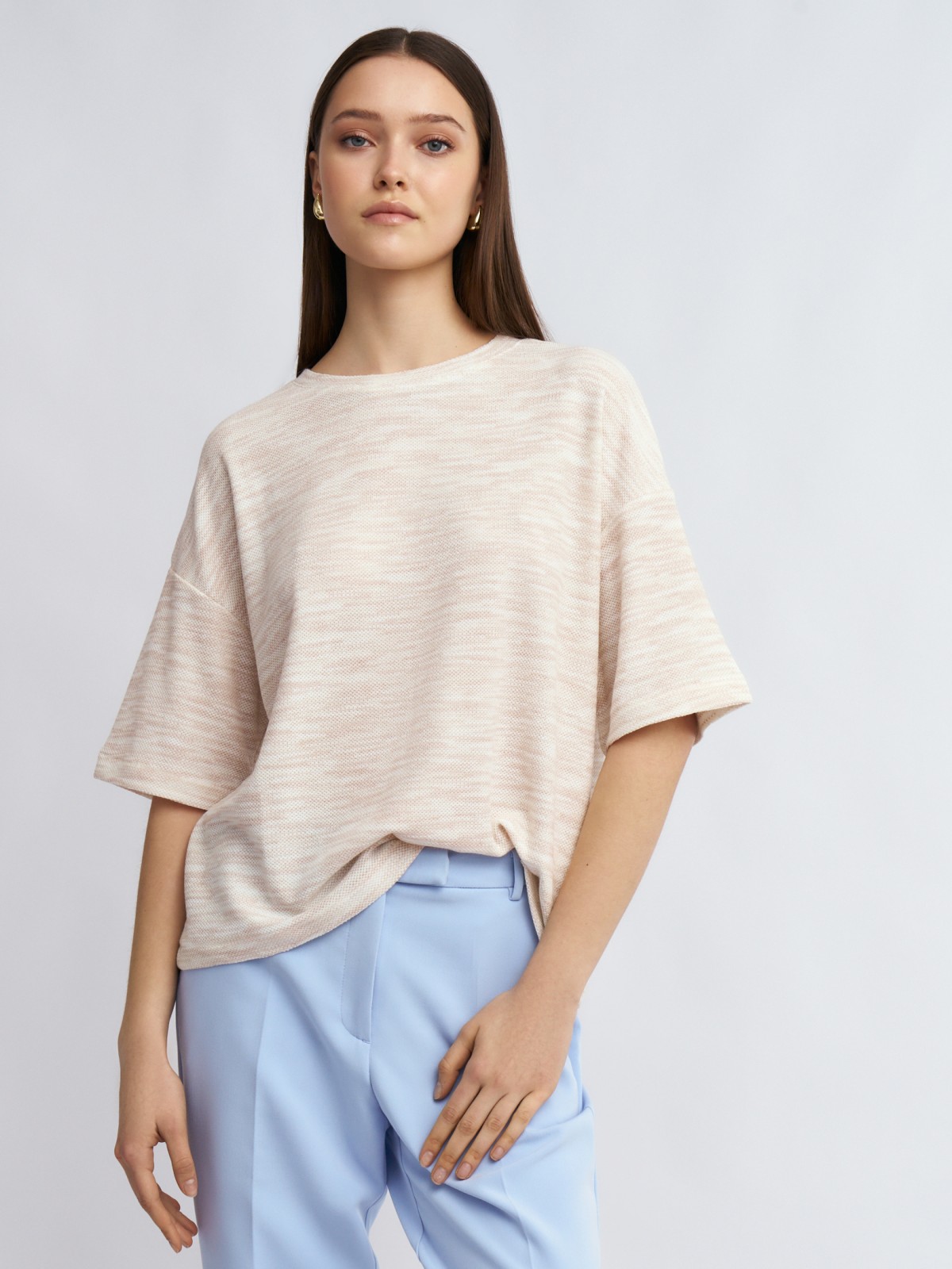 Футболка из вязаного трикотажа