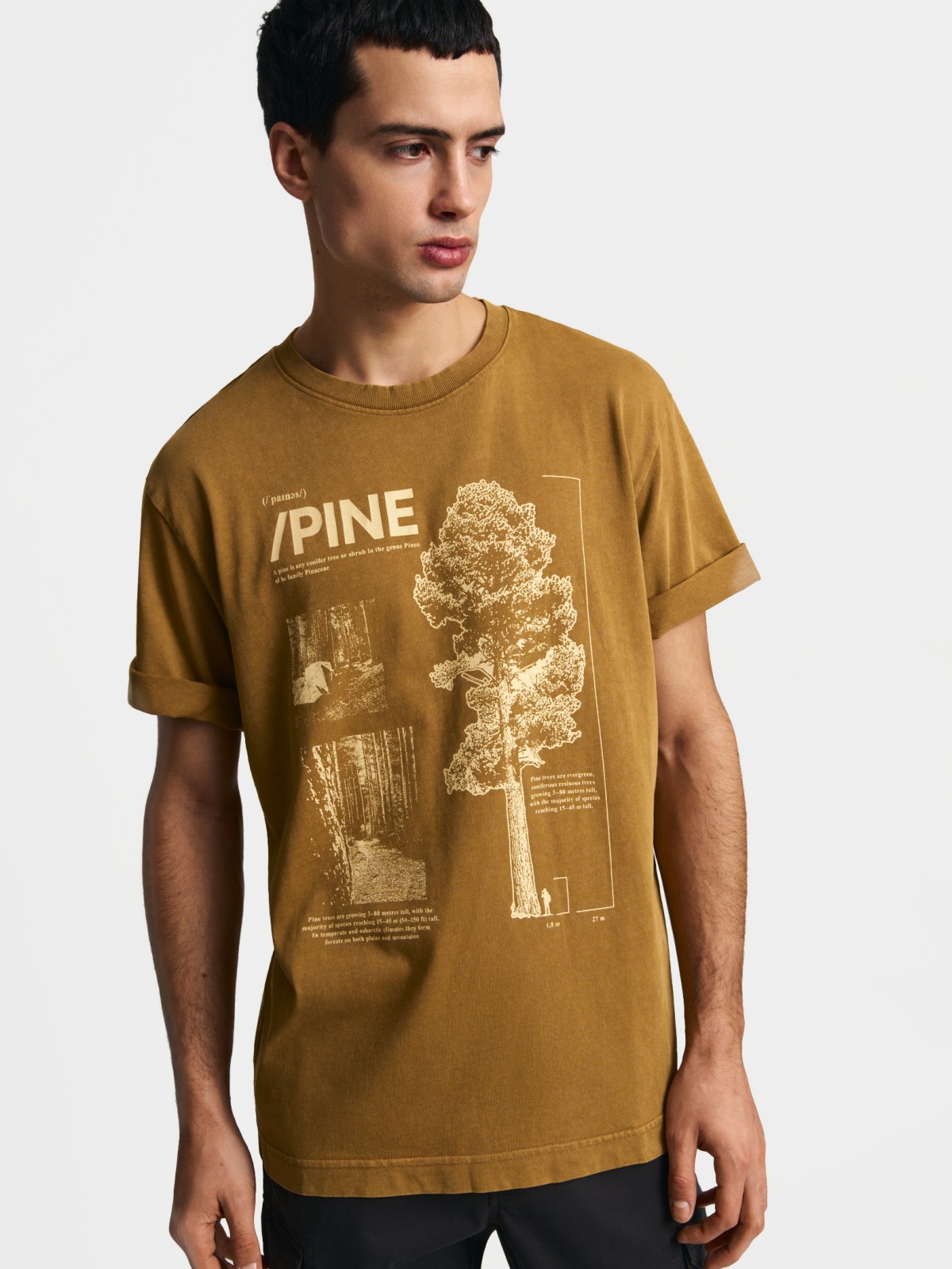 Футболка из хлопка с принтом