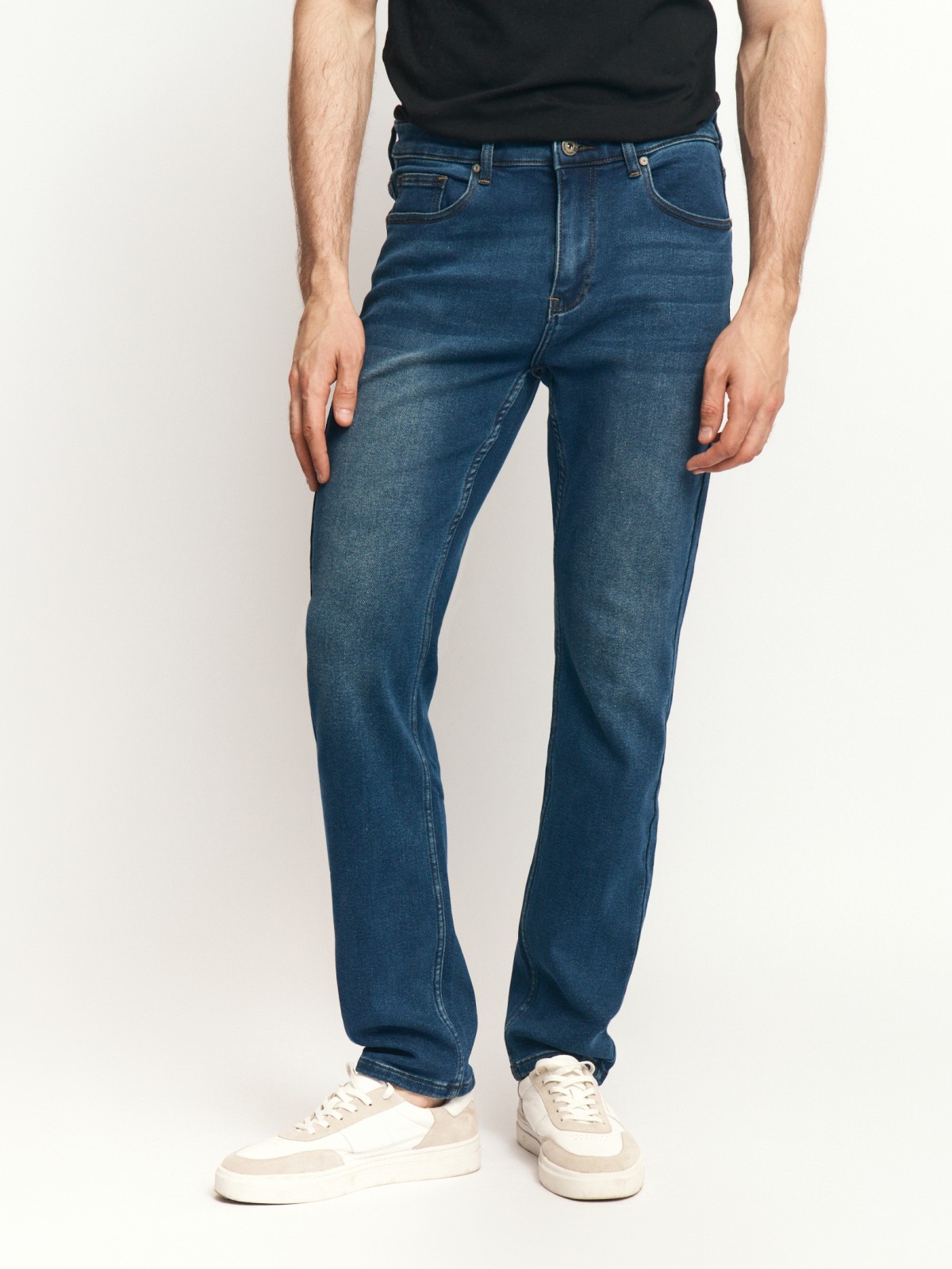 Утеплённые джинсы Slim с начёсом