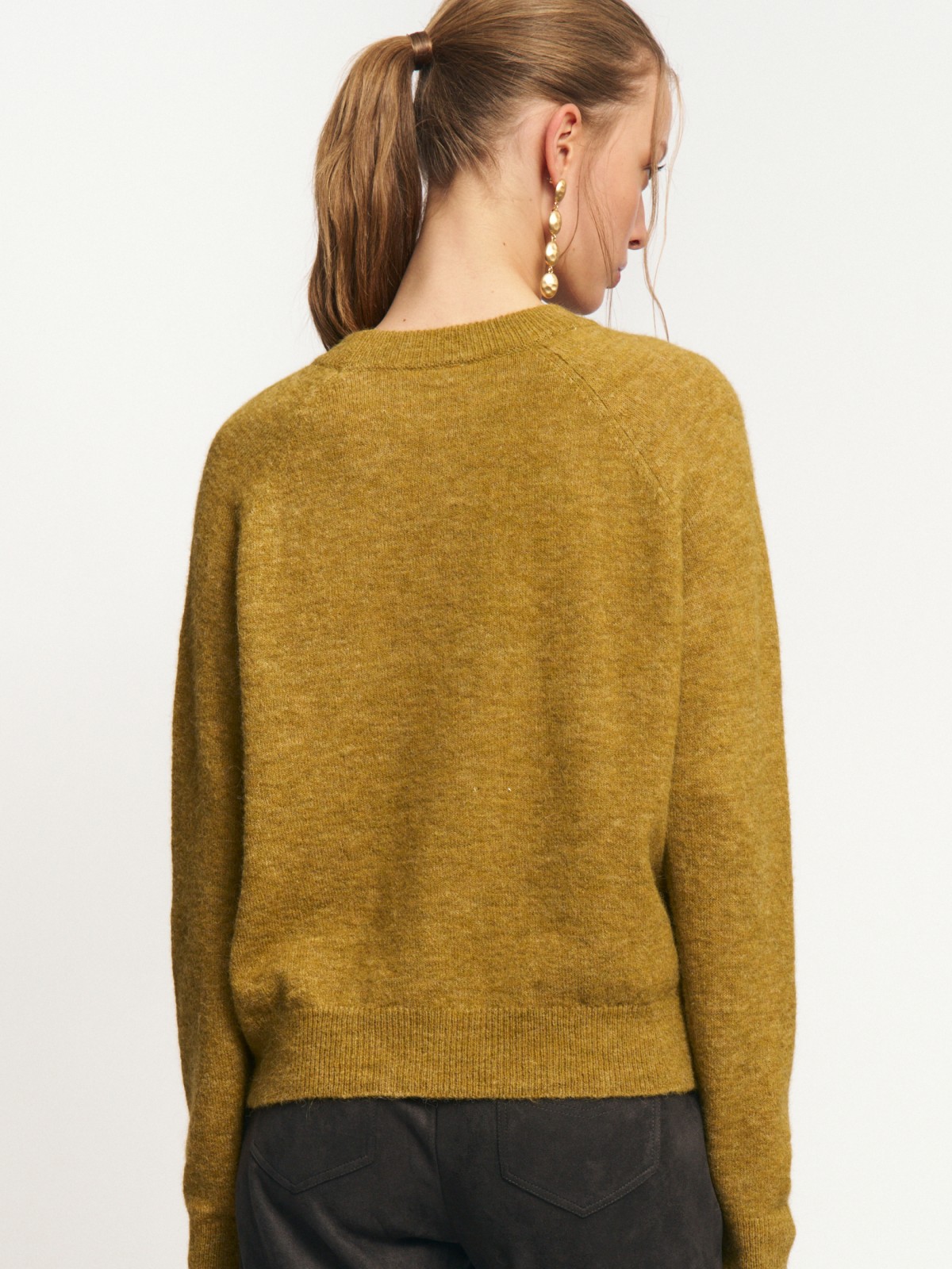 Вязаный джемпер с шерстью