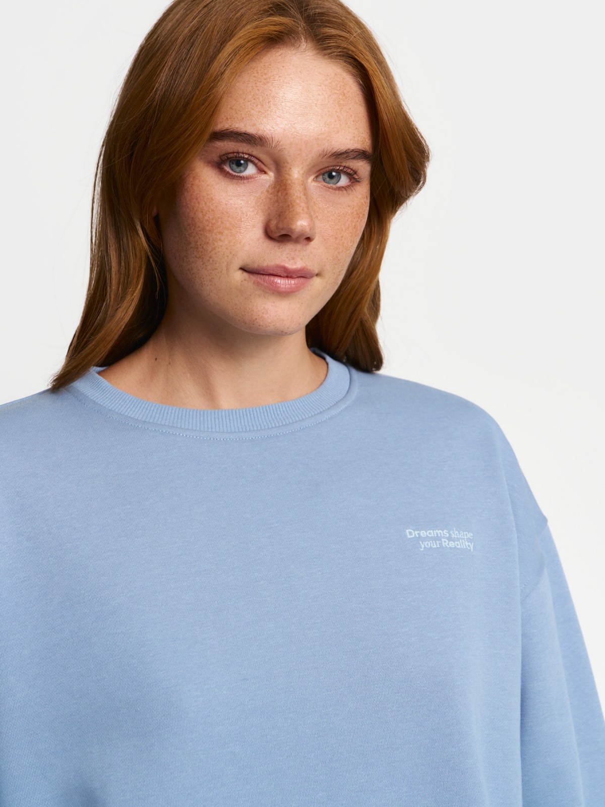 Однотонный трикотажный свитшот