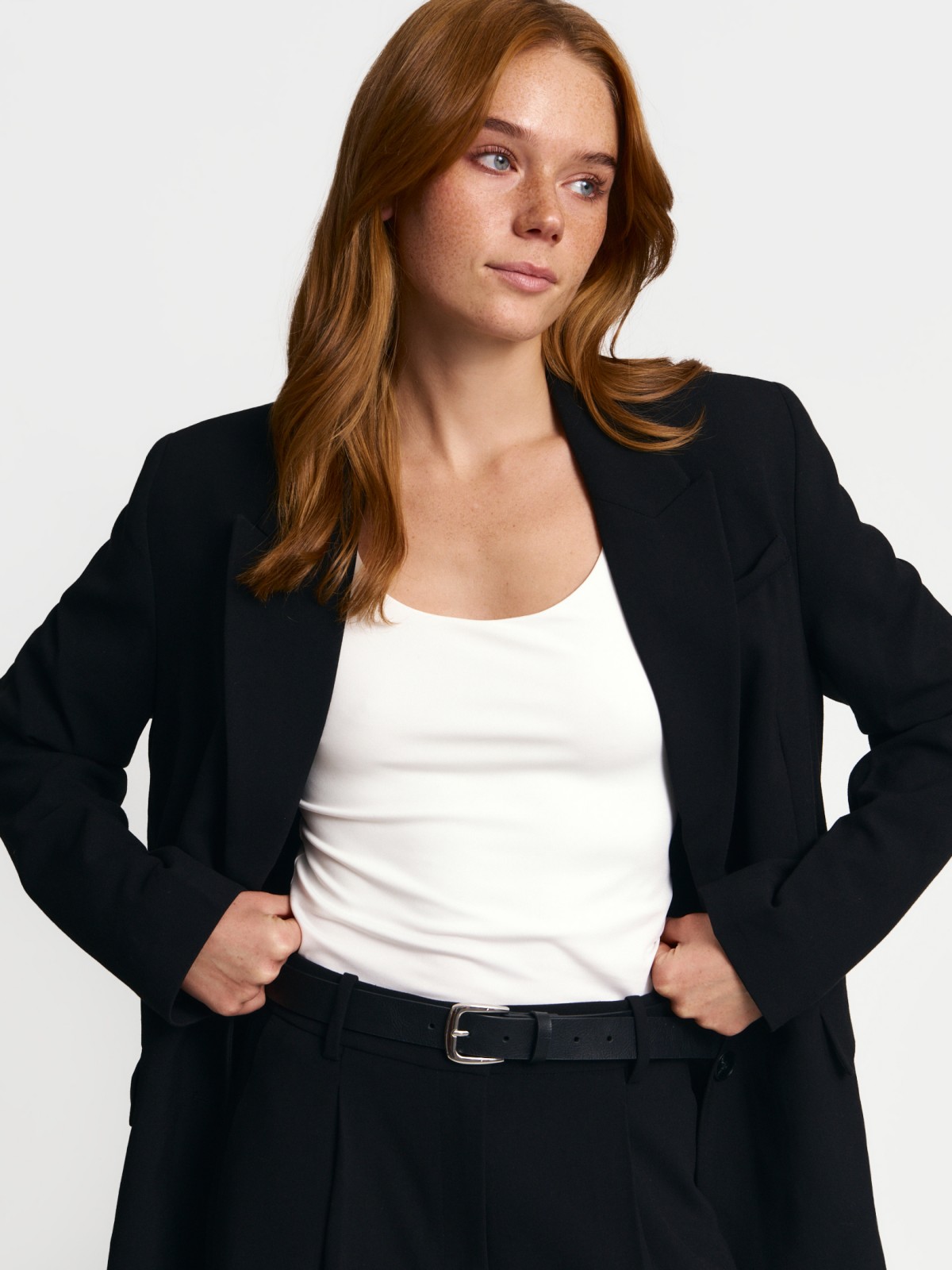 Жакет удлинённый