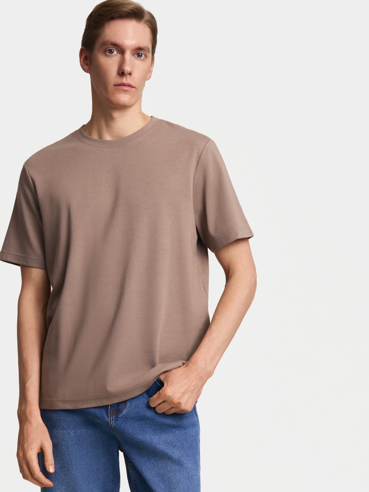 Футболка из хлопка с коротким рукавом