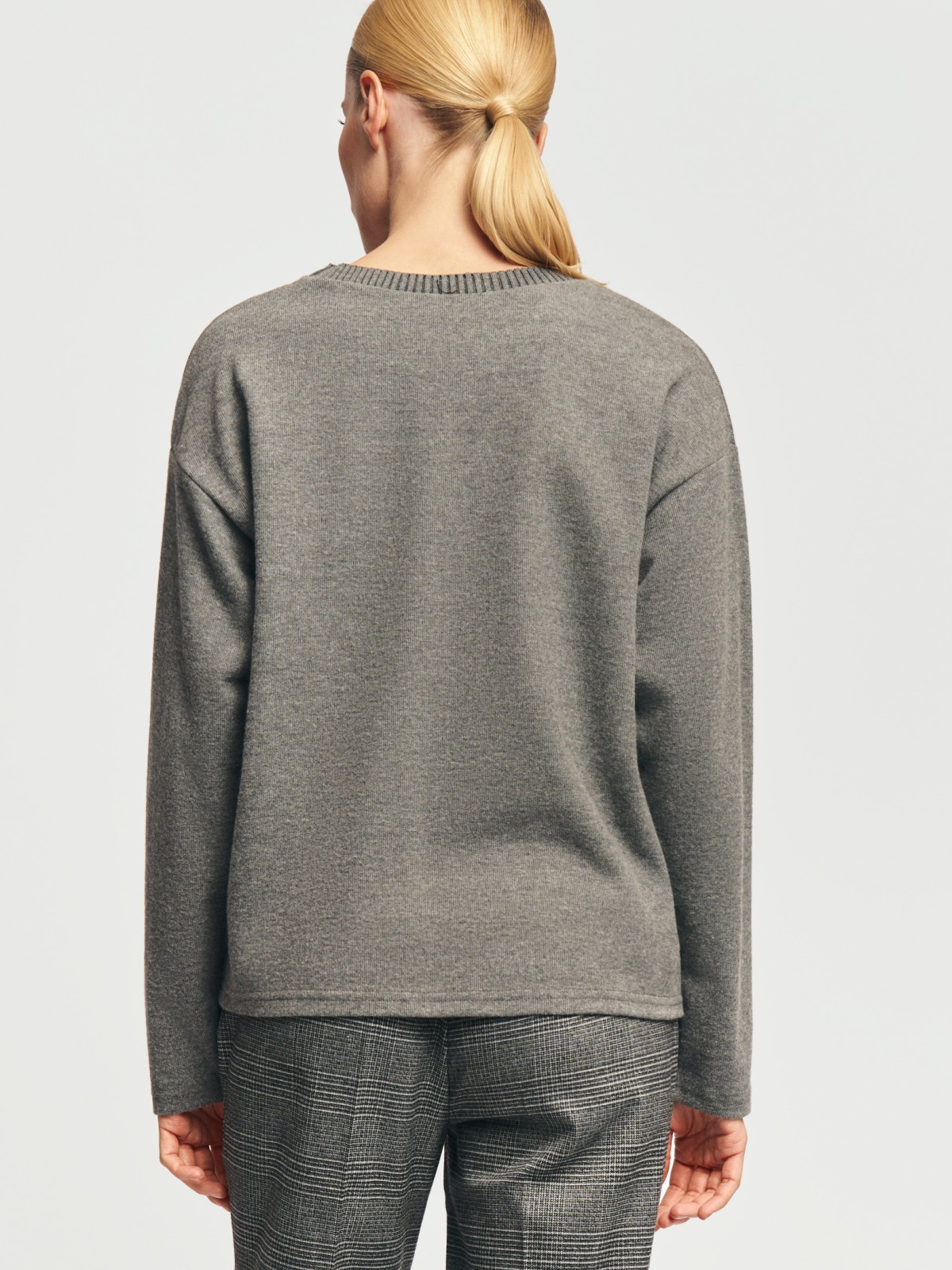 Джемпер из вязаного трикотажа