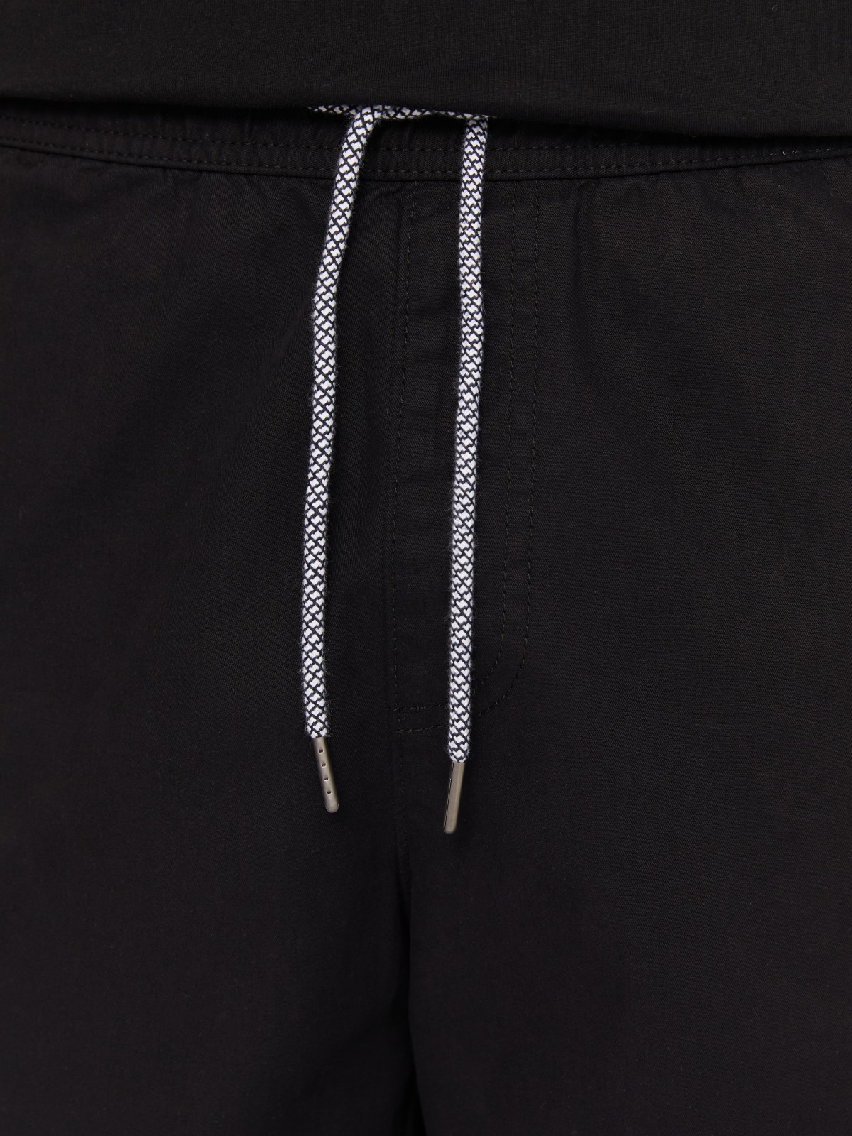 Удлинённые шорты на резинке из хлопка