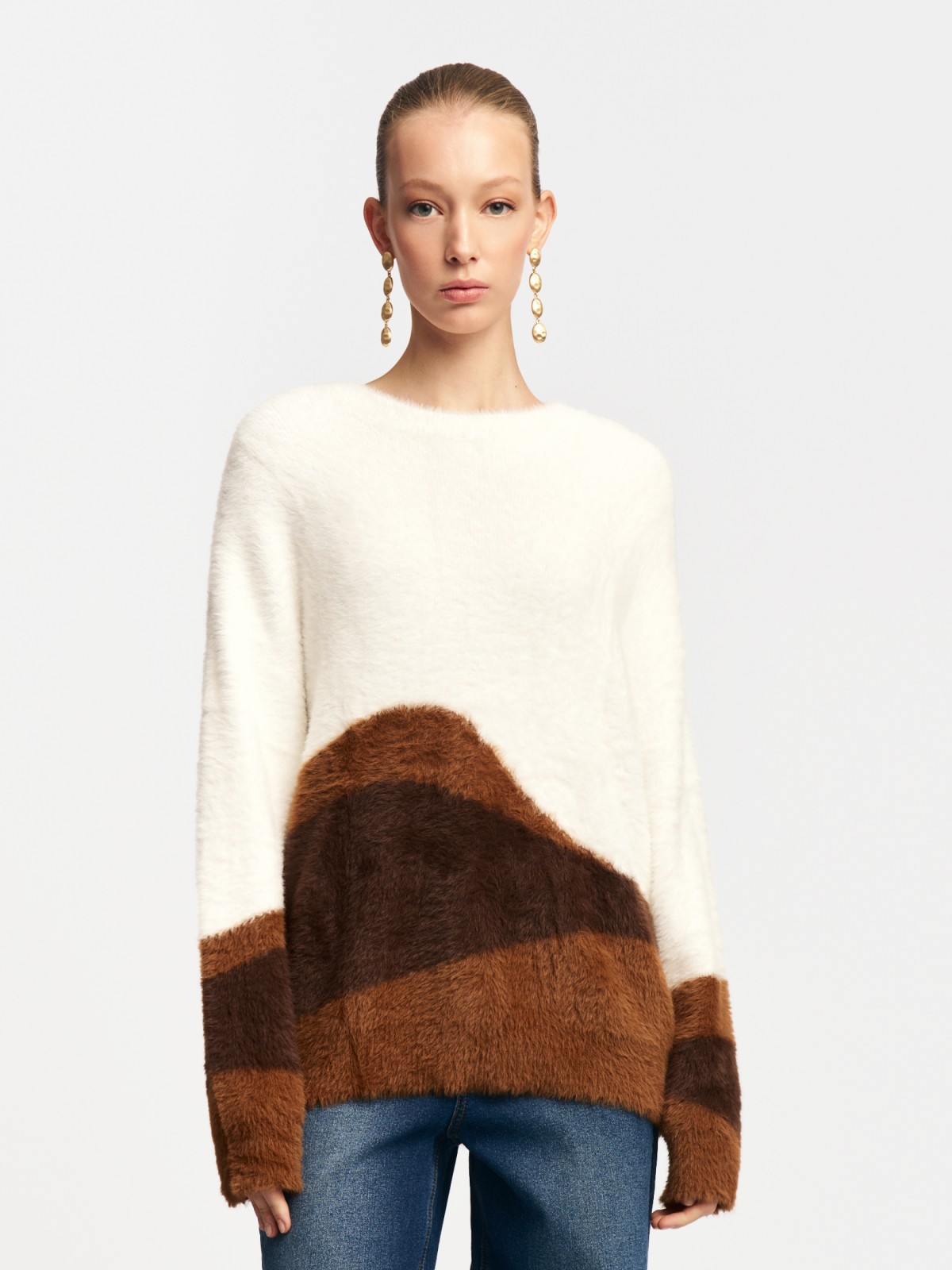 Вязаный джемпер с рисунком