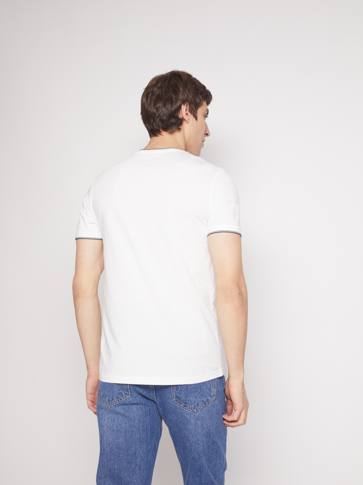 Футболка из хлопка с коротким рукавом