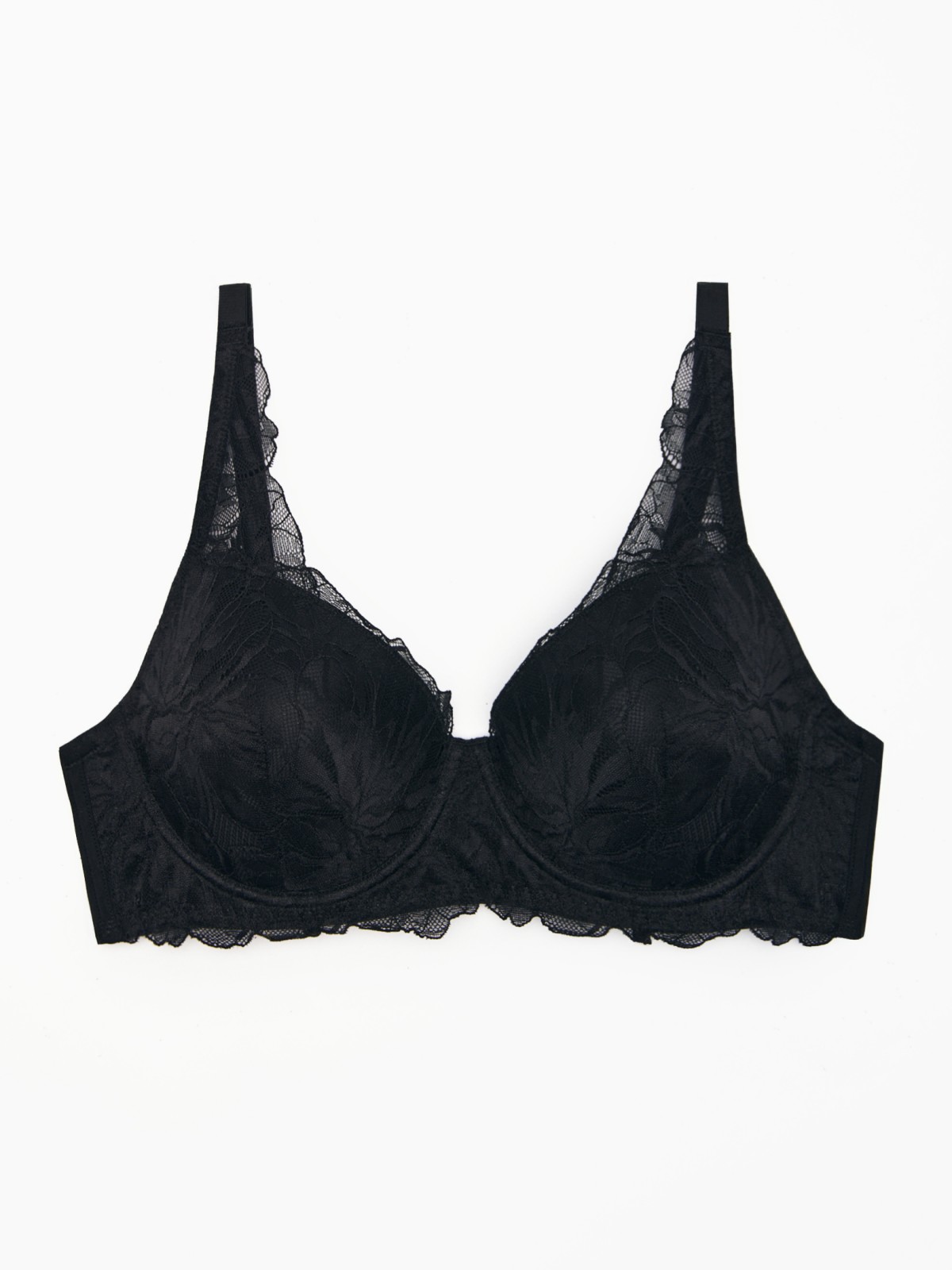 Кружевной бюстгальтер на косточках без Push-up