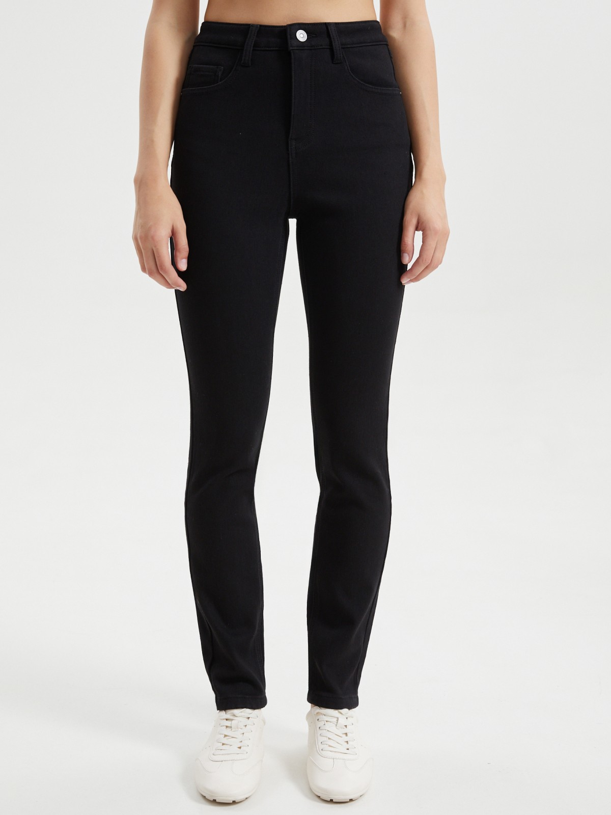 Утеплённые джинсы Skinny с флисом