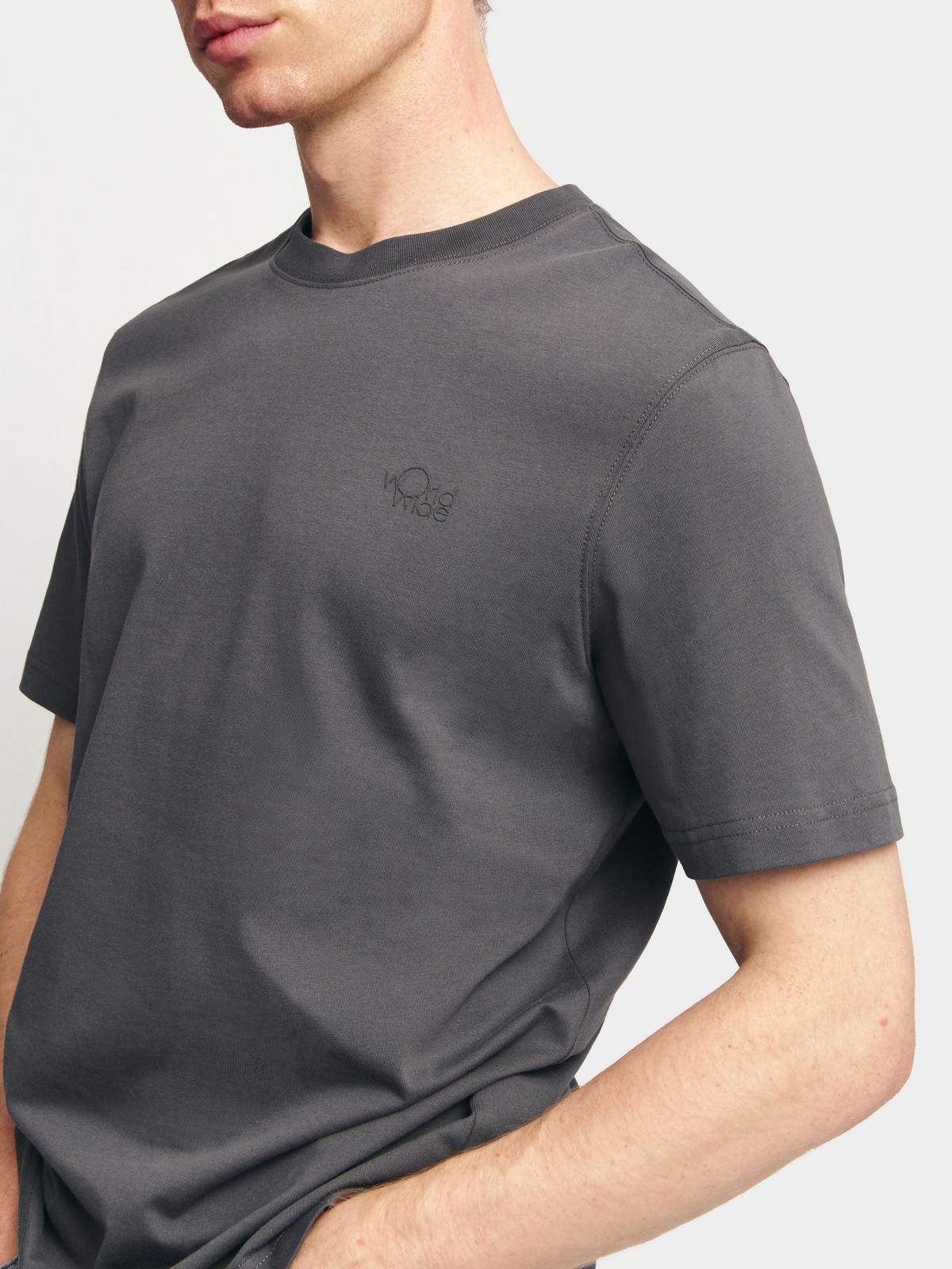 Футболка из хлопка с коротким рукавом