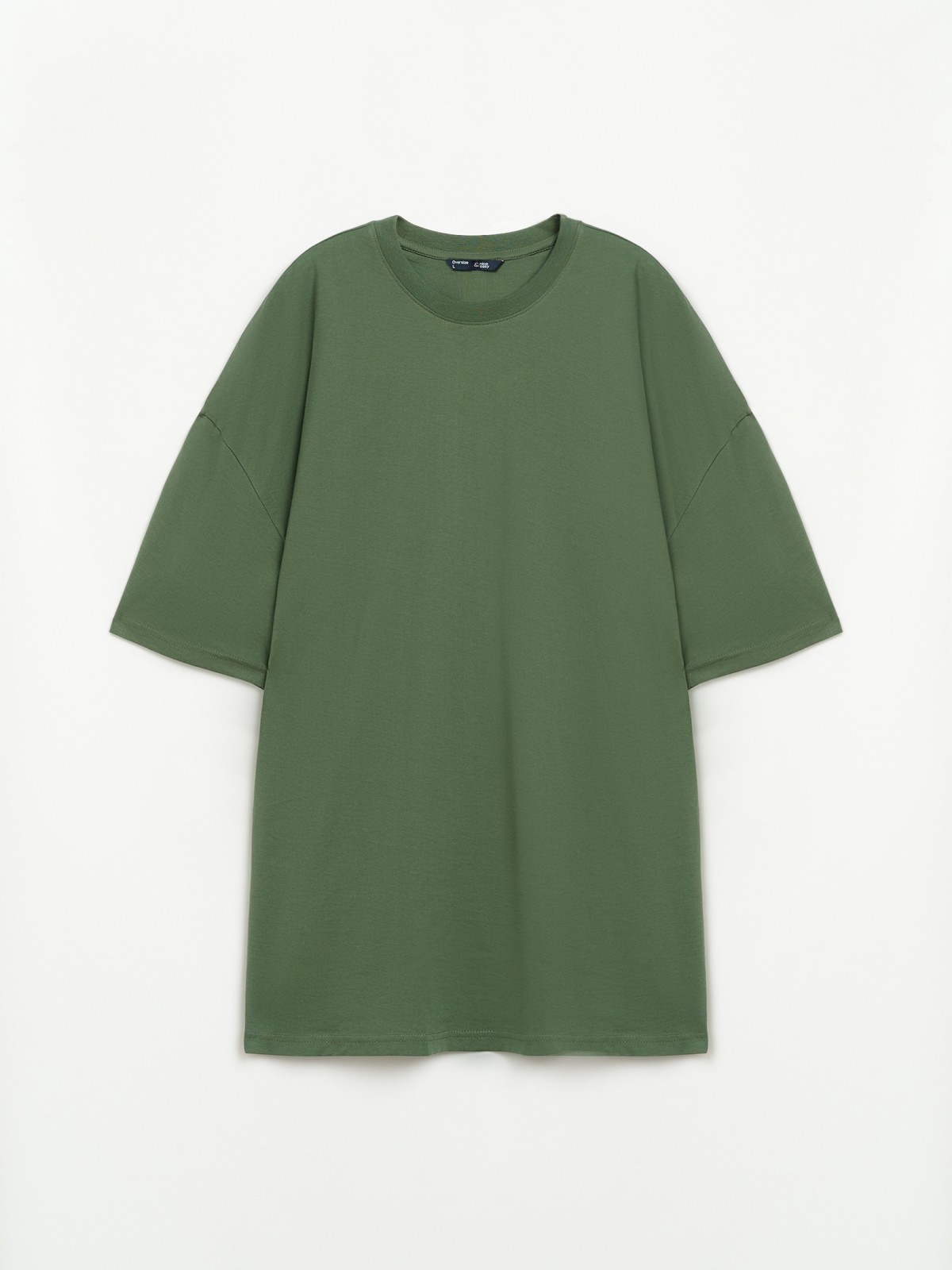 Футболка оверсайз из хлопка с коротким рукавом