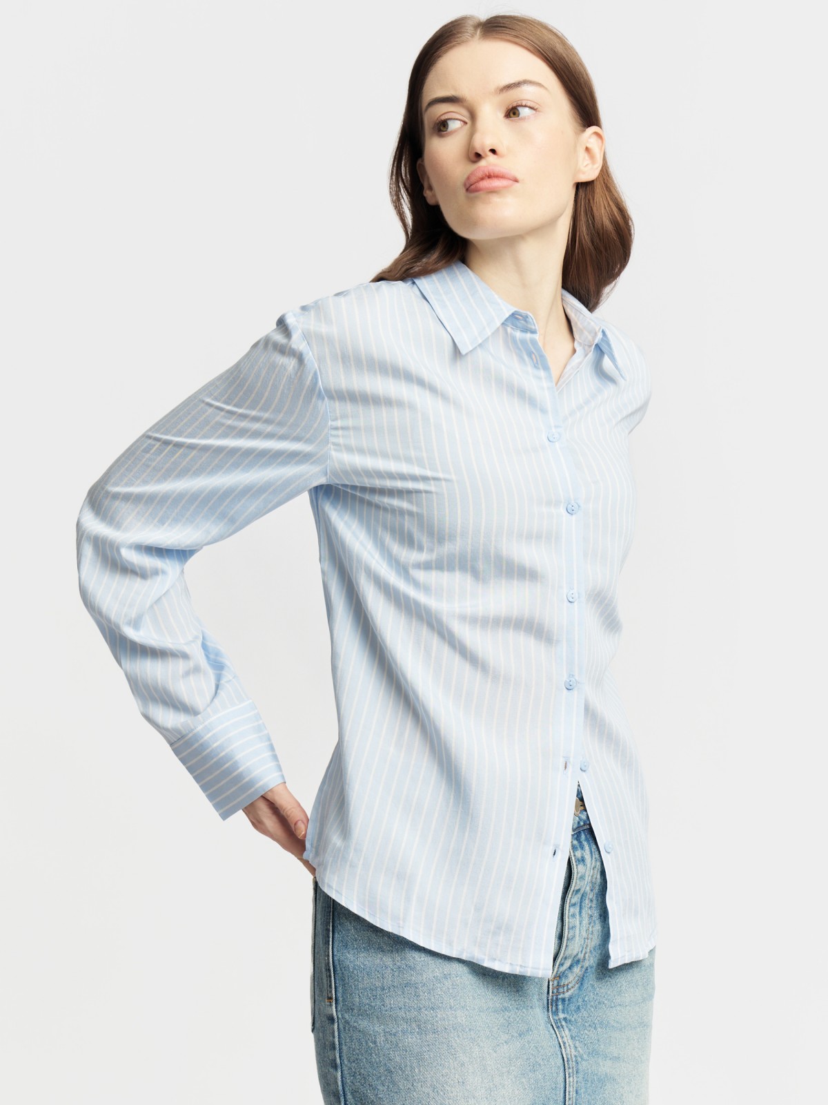 Рубашка в полоску