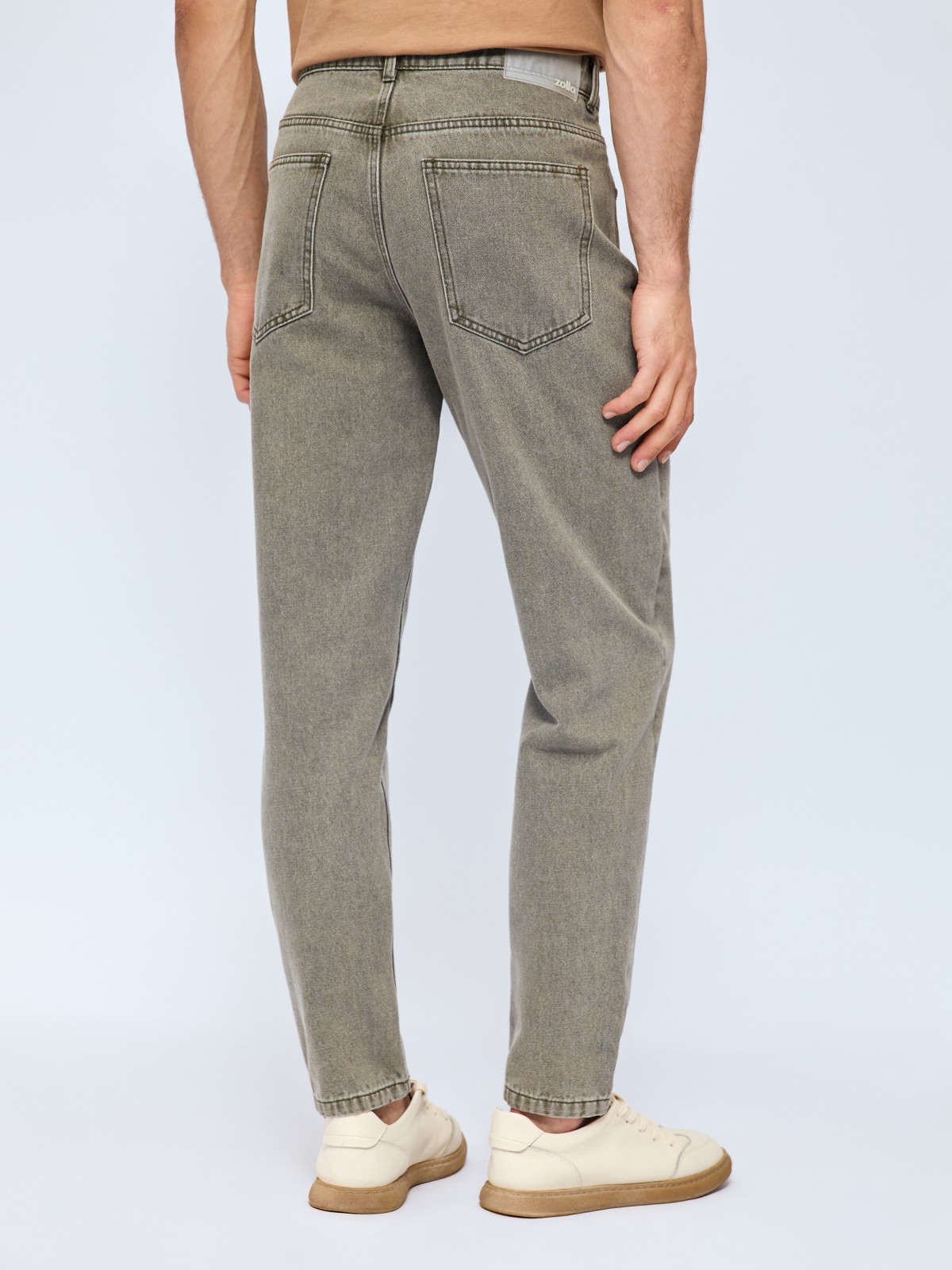 Джинсы фасона Carrot из хлопка