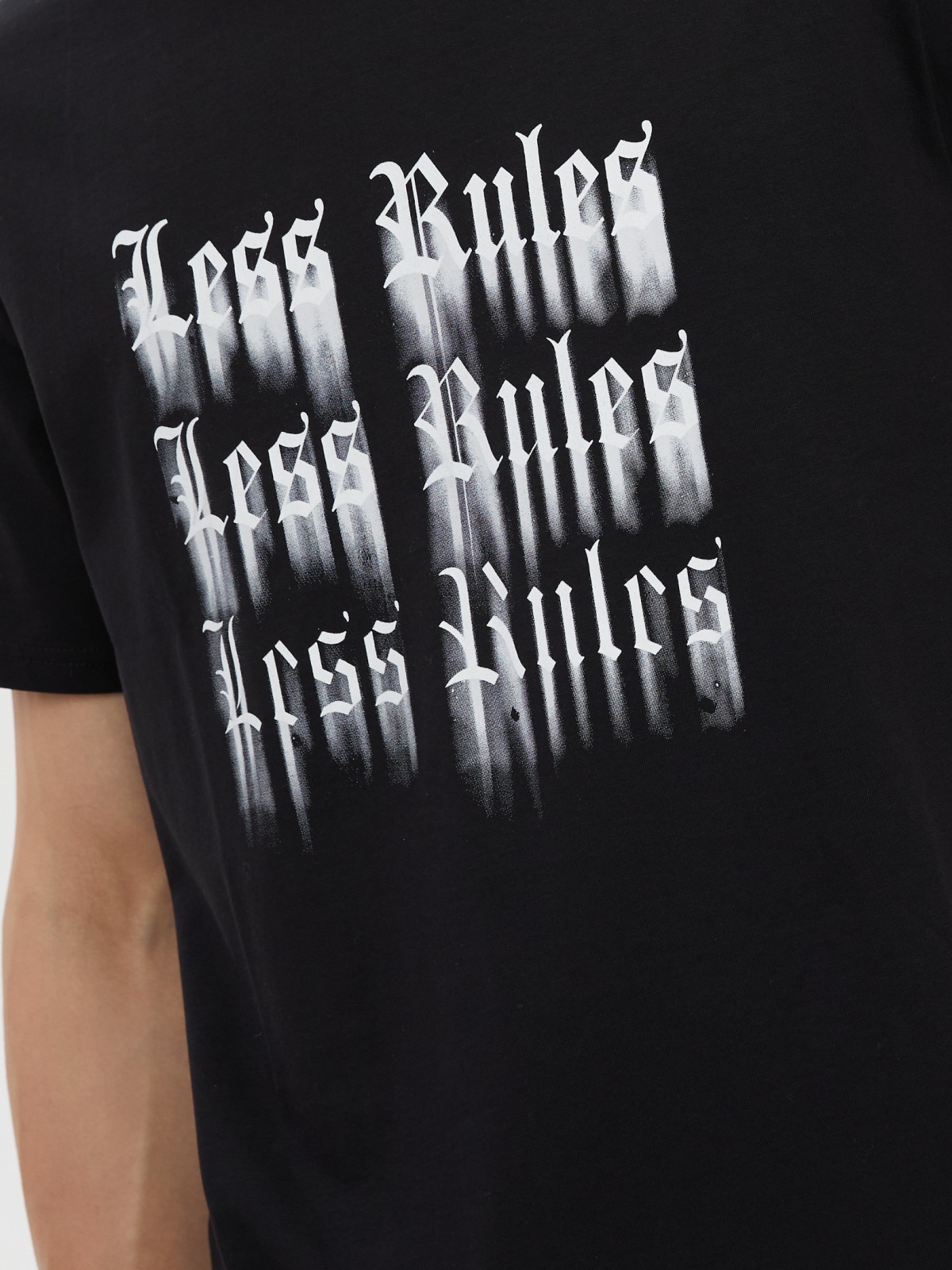 Футболка из хлопка с надписью