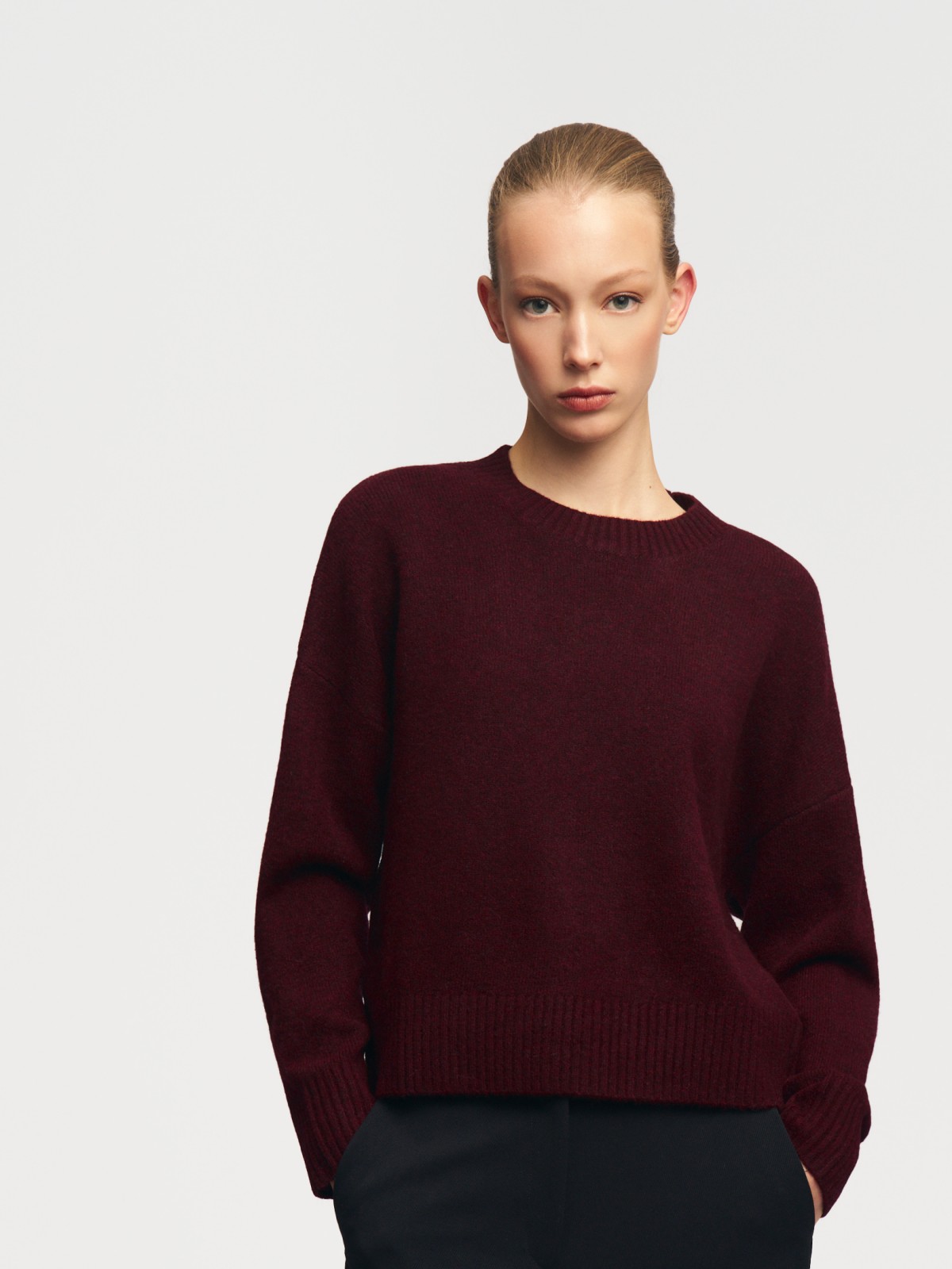 Вязаный джемпер с шерстью