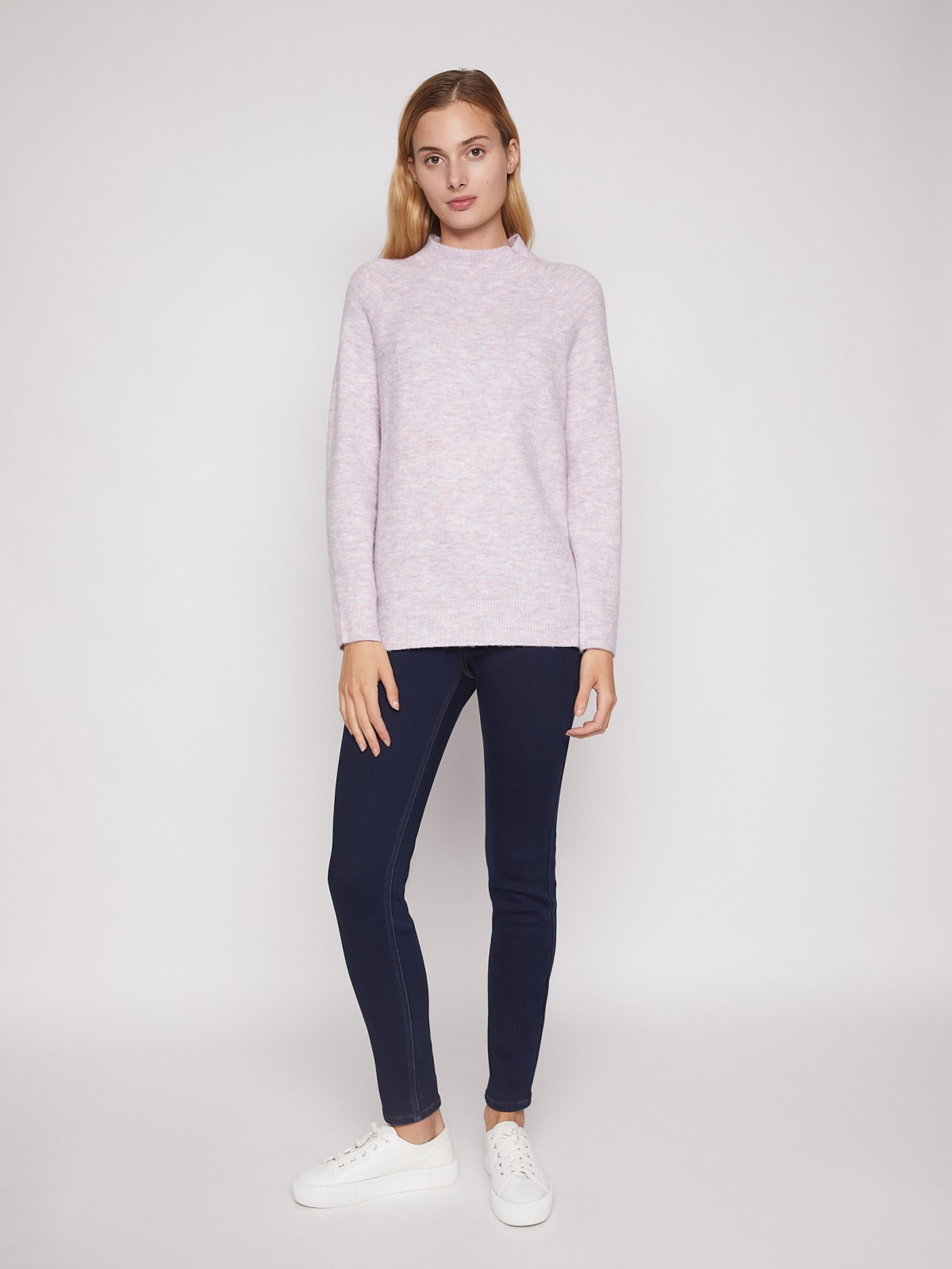 Утеплённые джинсы силуэта Skinny