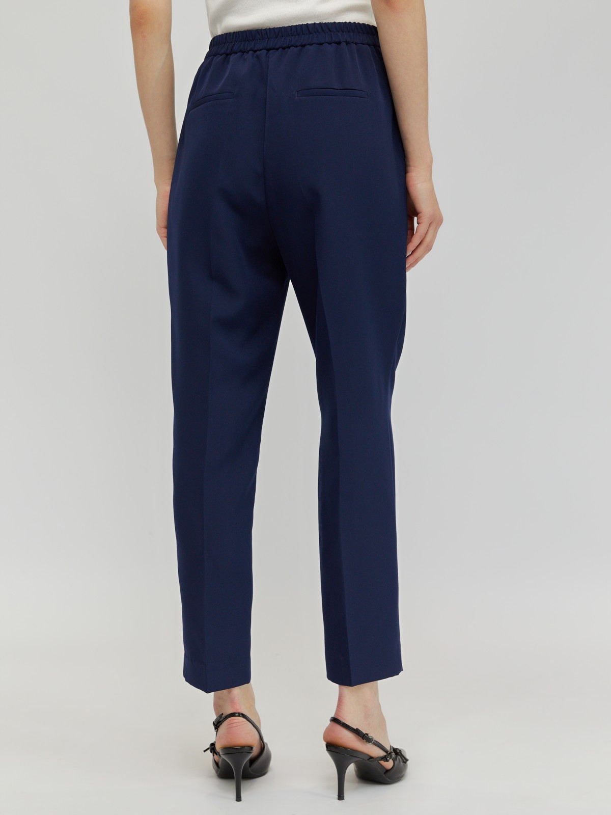 Брюки-джоггеры с поясом на резинке