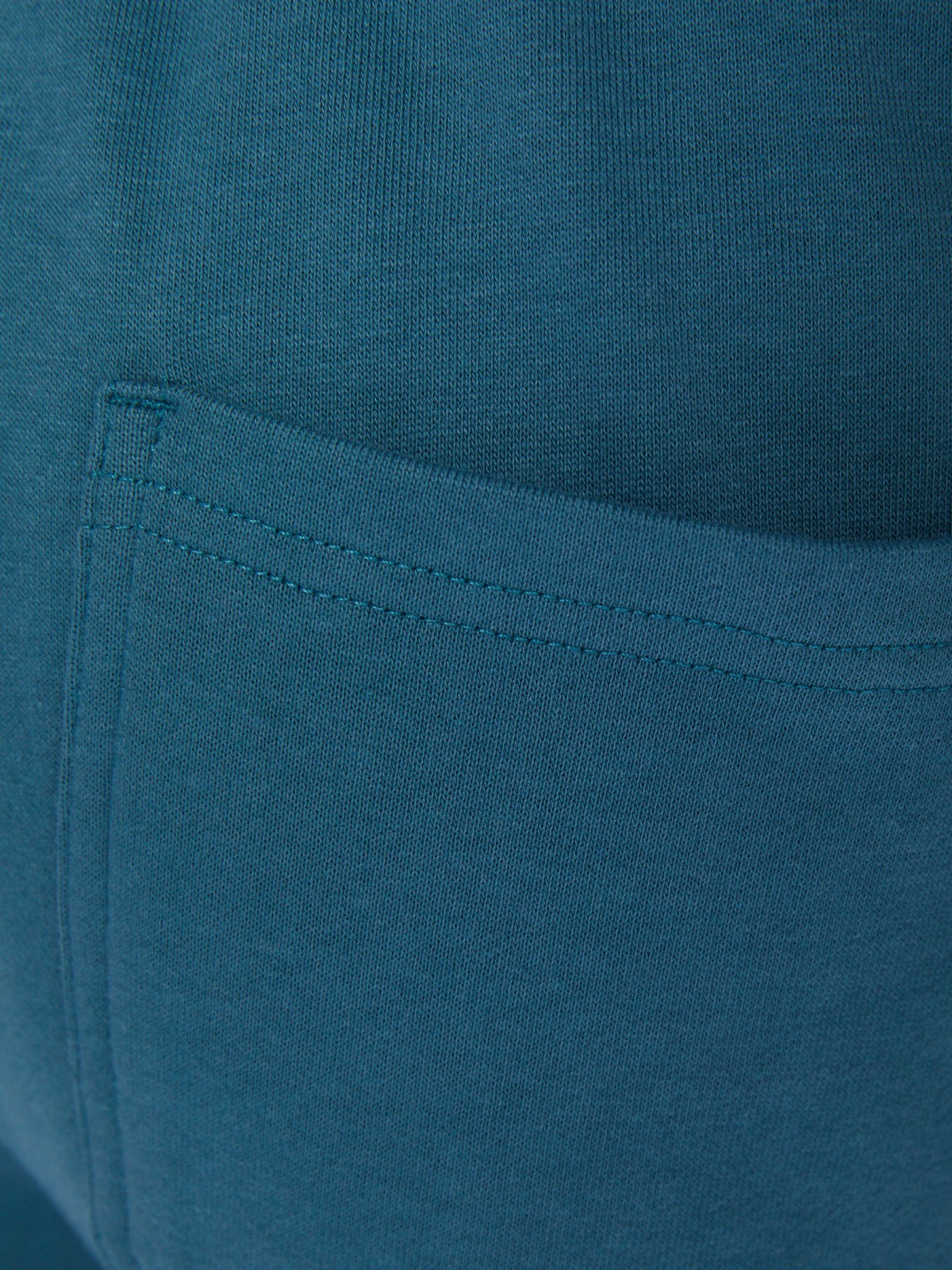Трикотажные брюки-джоггеры в спортивном стиле zolla 014217675012, цвет бирюзовый, размер S - фото 6