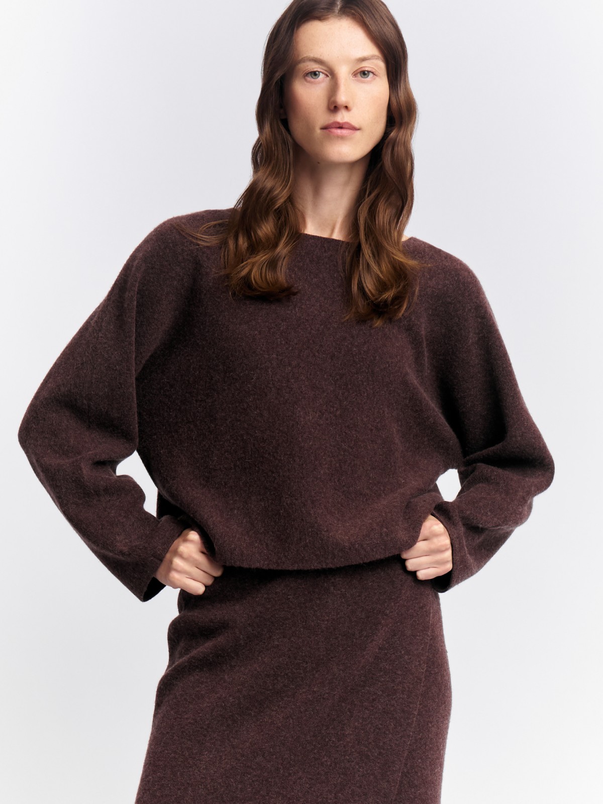 Вязаный джемпер с шерстью