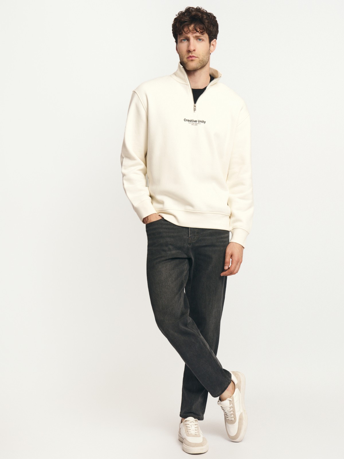 Утеплённые джинсы Carrot с начёсом