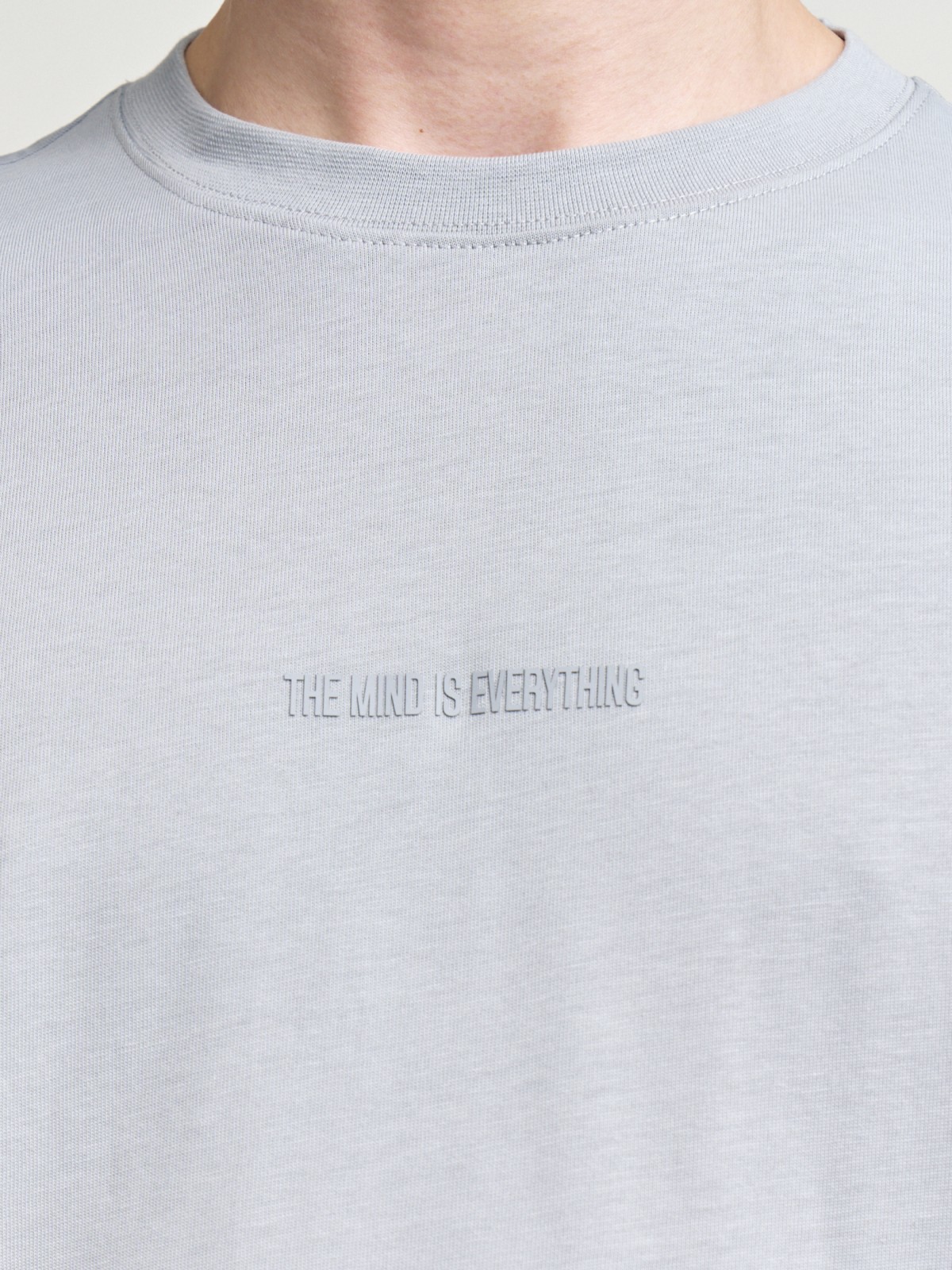 Футболка из хлопка с надписью