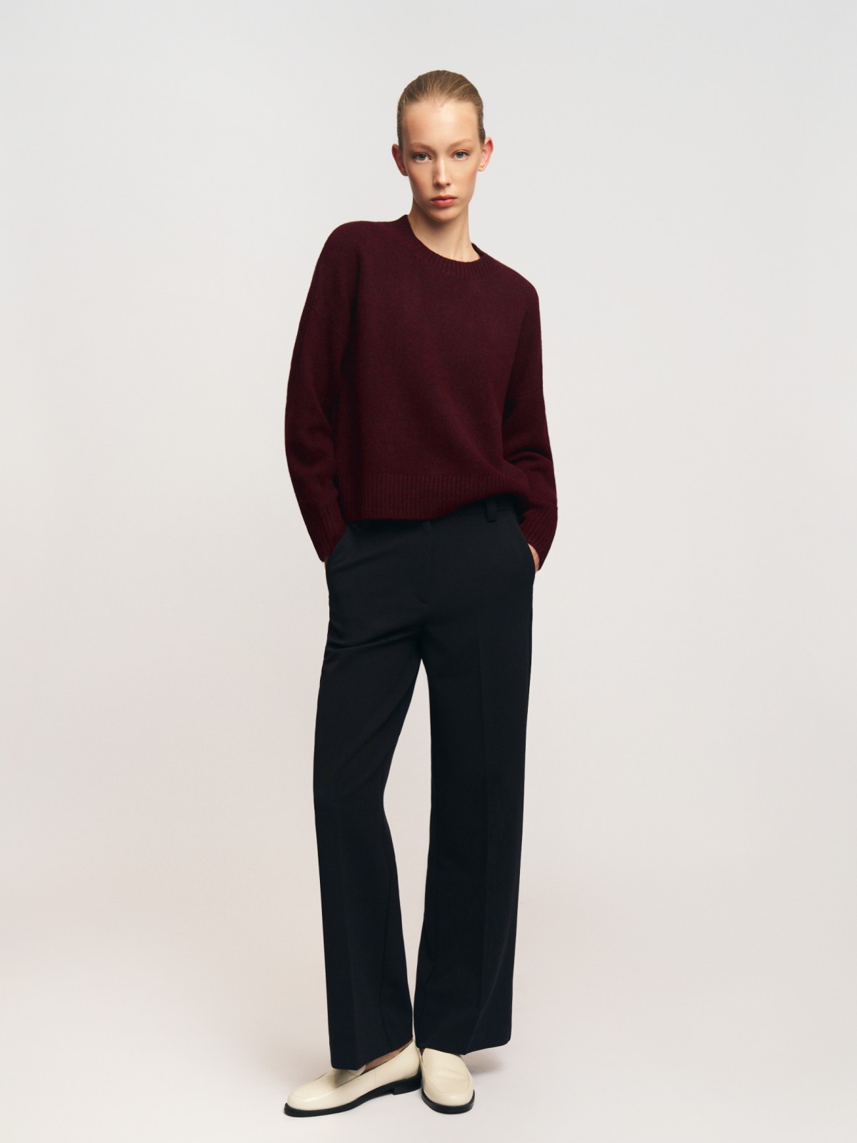 Вязаный джемпер с шерстью