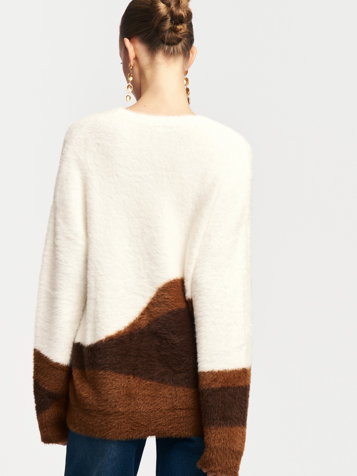 Вязаный джемпер с рисунком