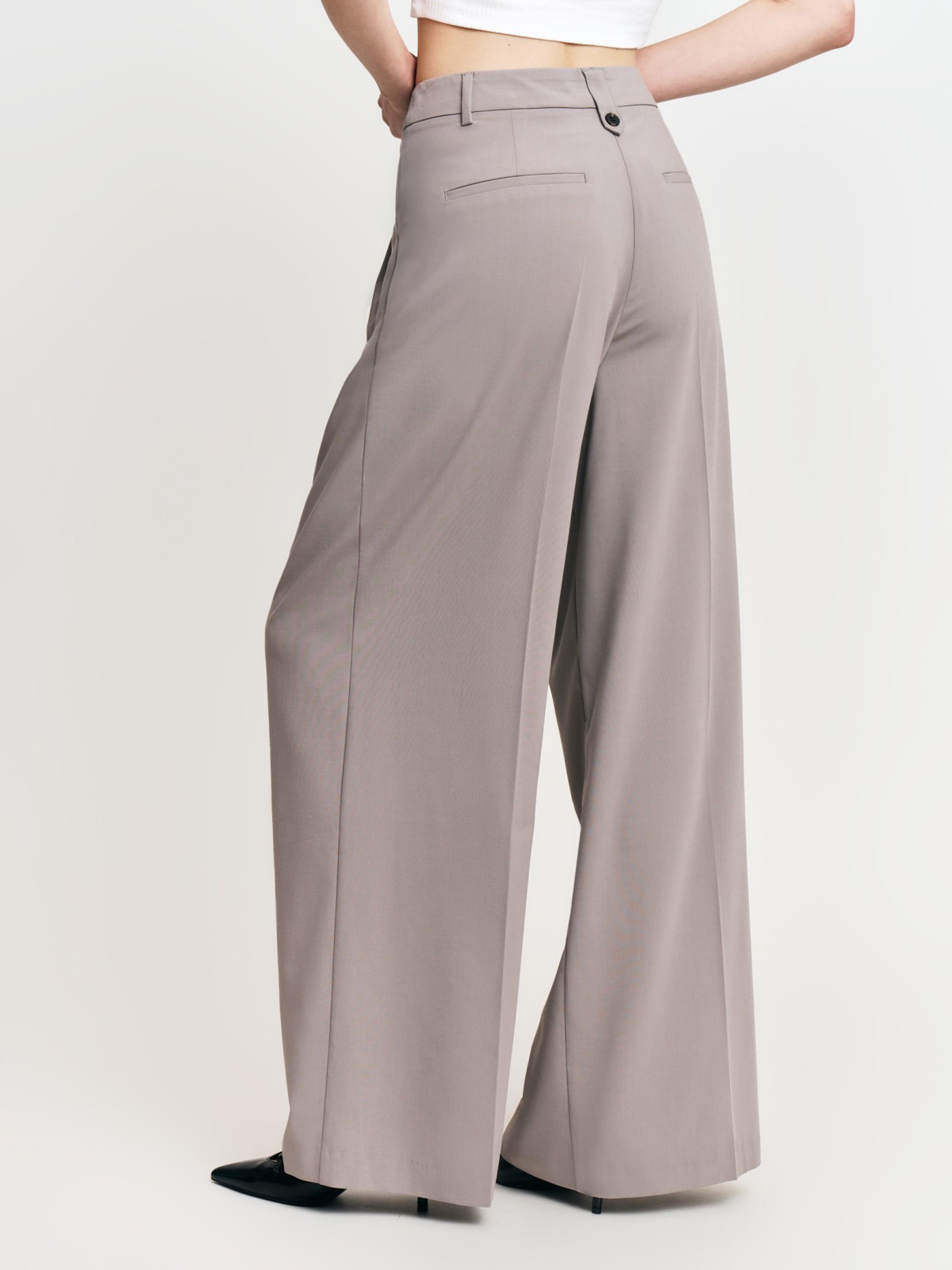 Брюки широкого силуэта Wide со стрелками