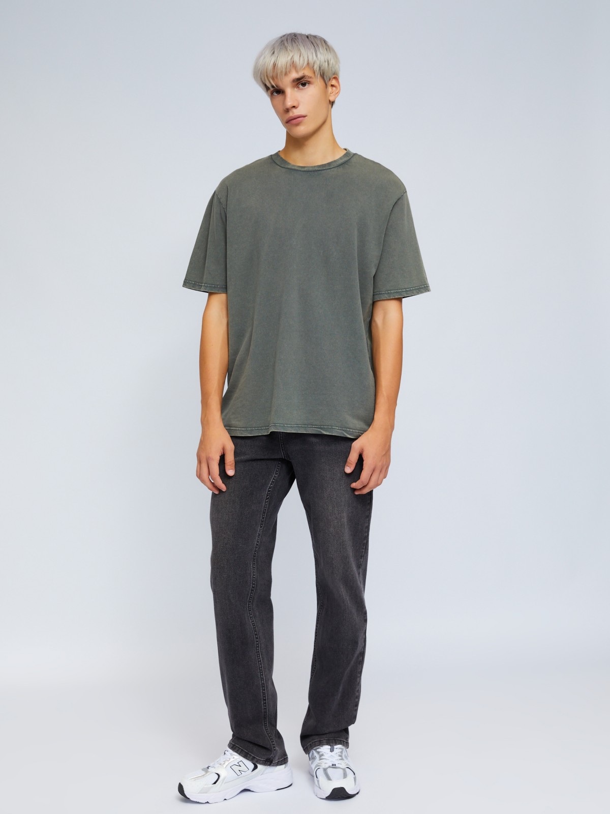 Футболка из плотного трикотажа из хлопка