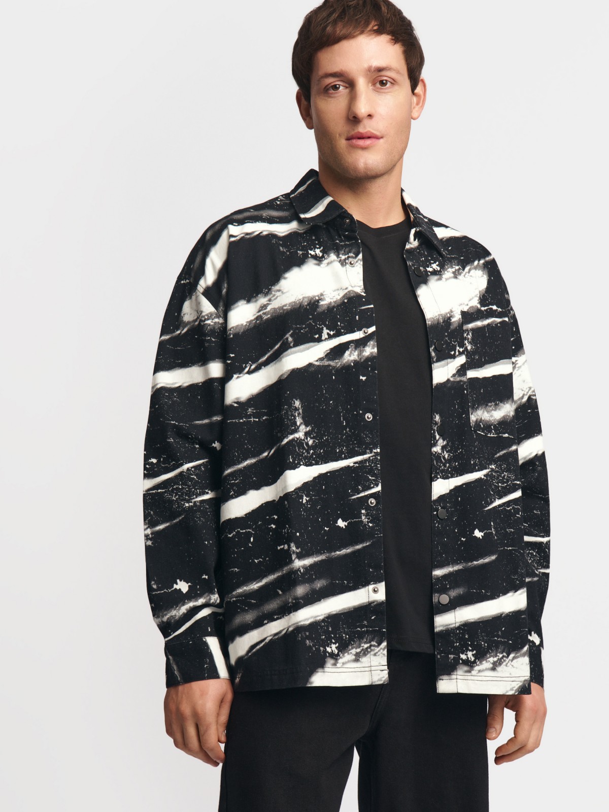 Рубашка с длинными  рукавами