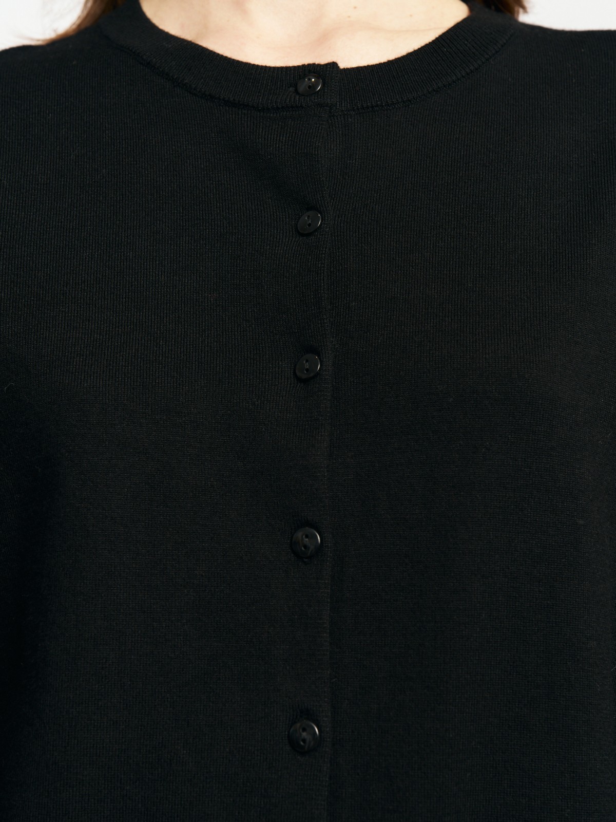 Трикотажный кардиган на пуговицах