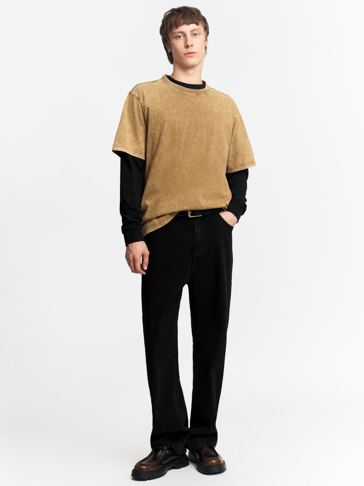 Футболка из хлопка с коротким рукавом