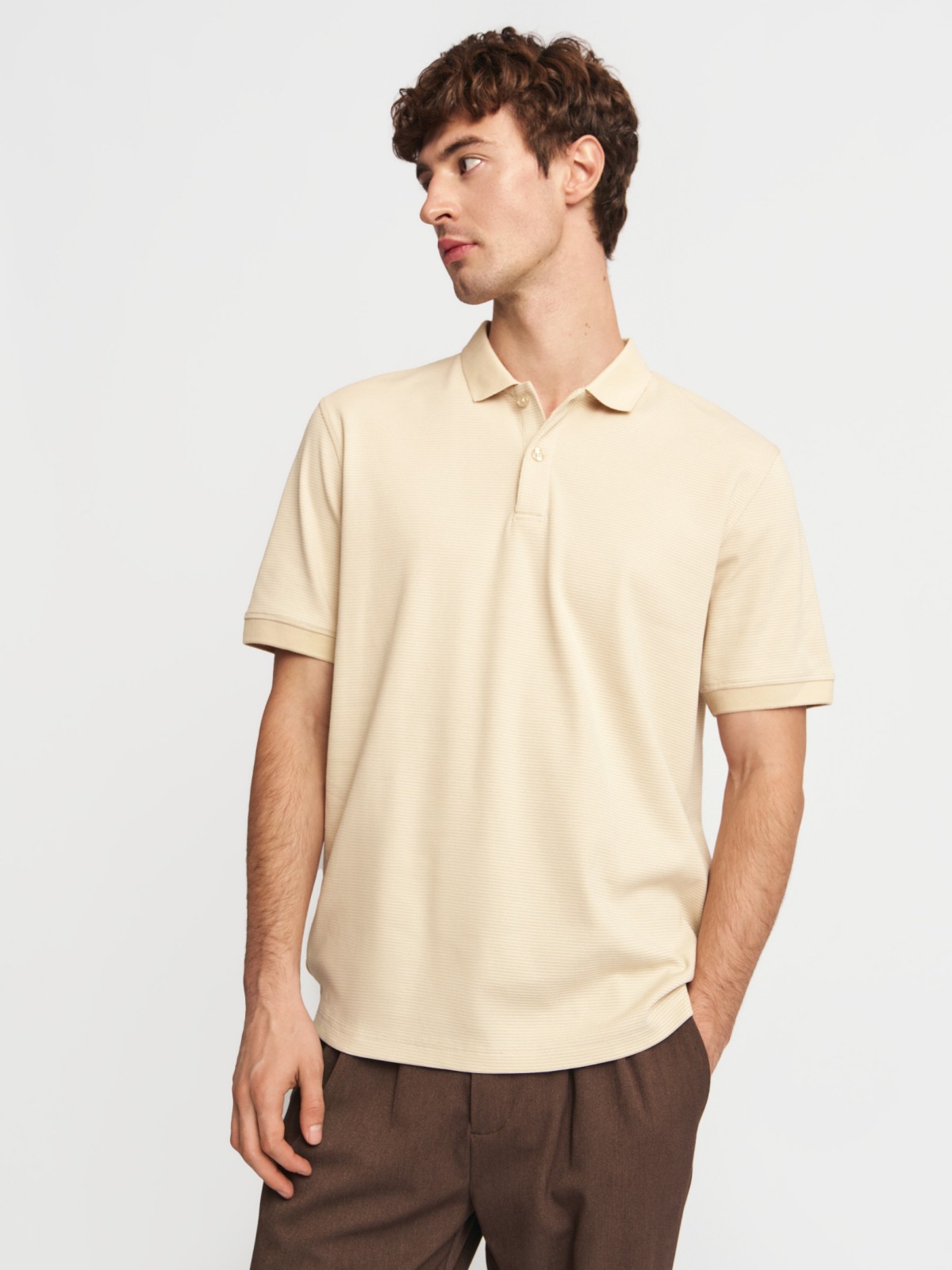 Футболка поло с коротким рукавом