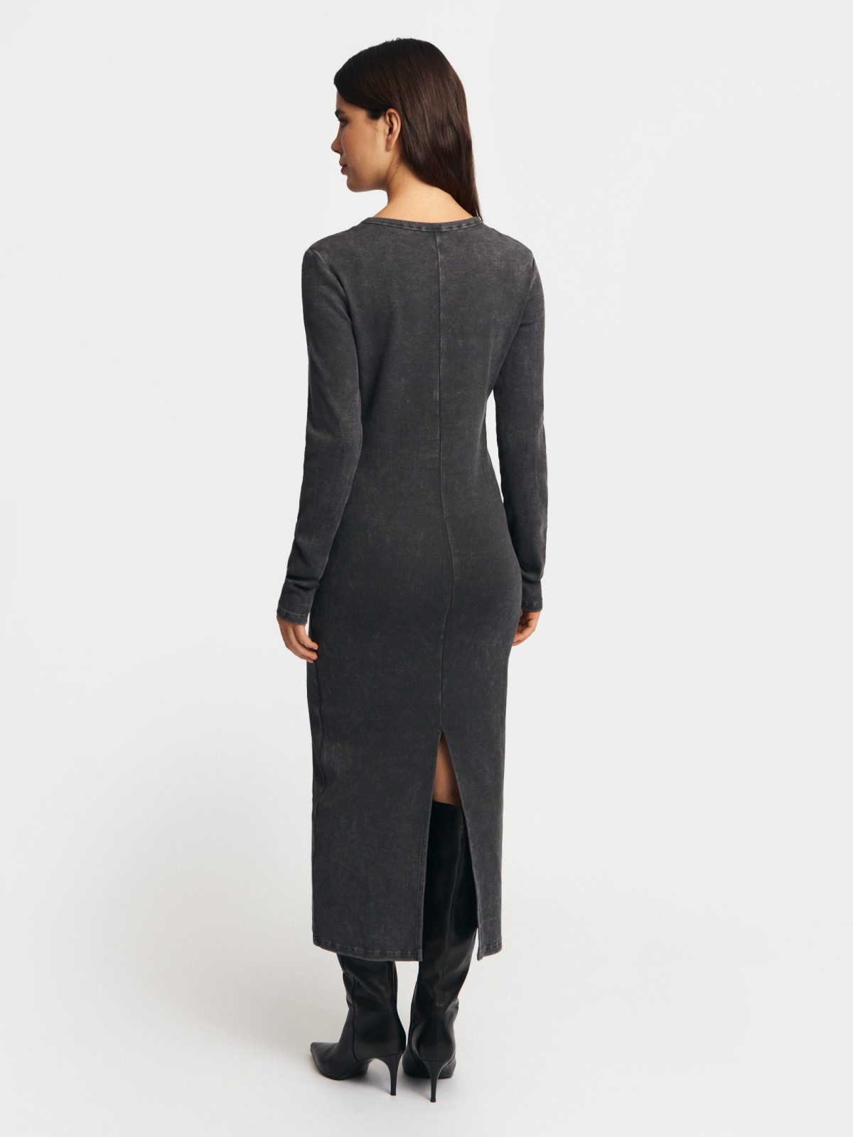 Трикотажное платье миди из хлопка