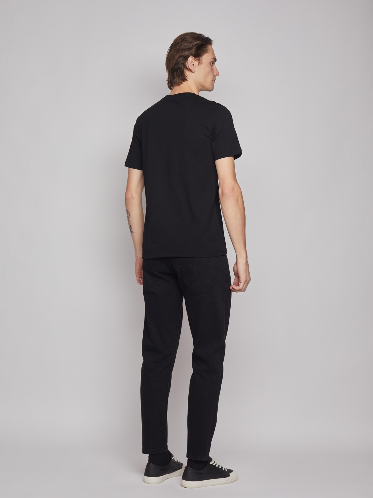 Футболка из хлопка с принтом