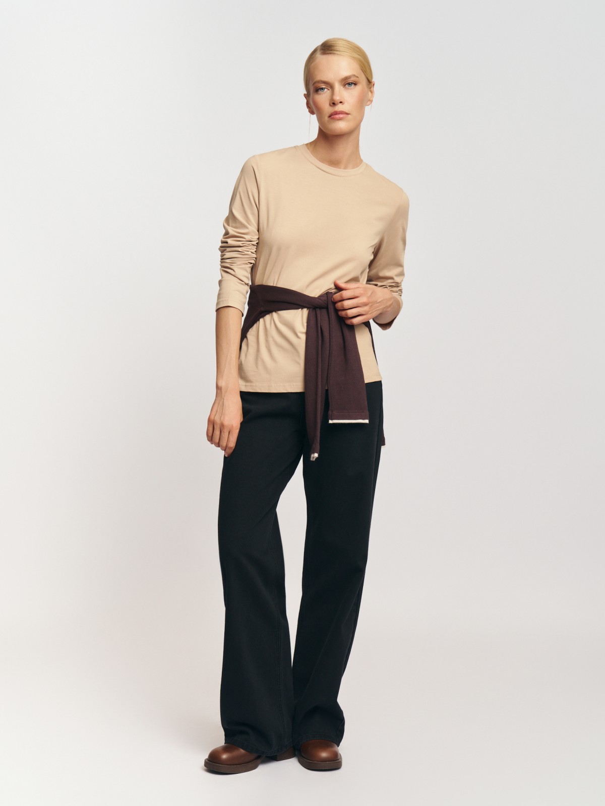 Лонгслив из хлопка