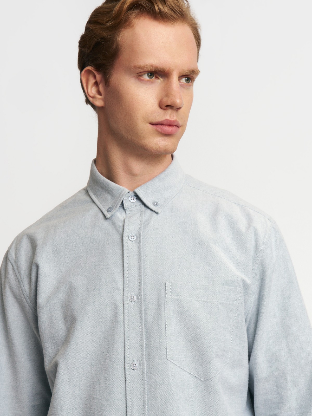 Офисная рубашка из хлопка