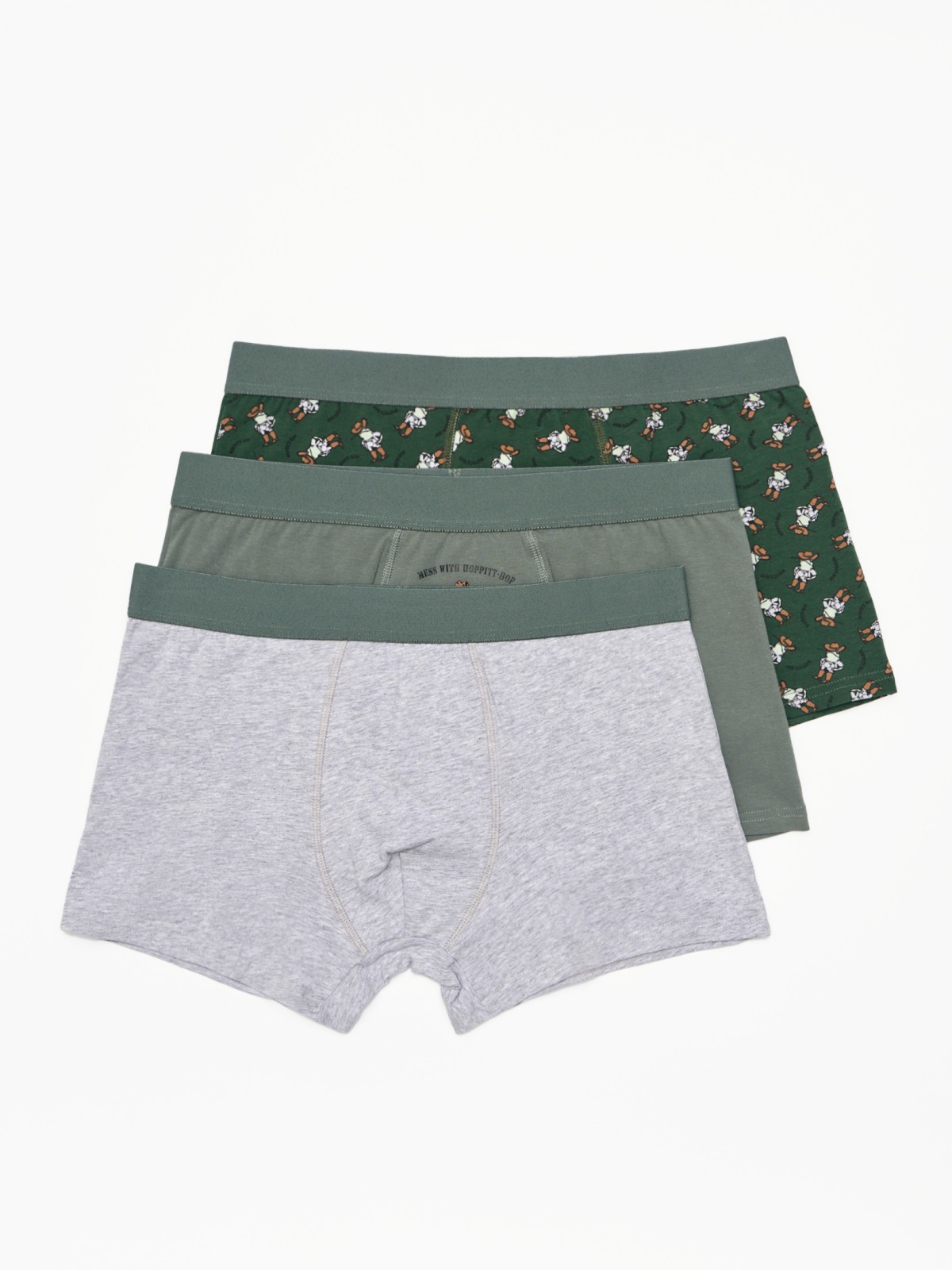 Набор трусов с принтом (3 шт. в комплекте)